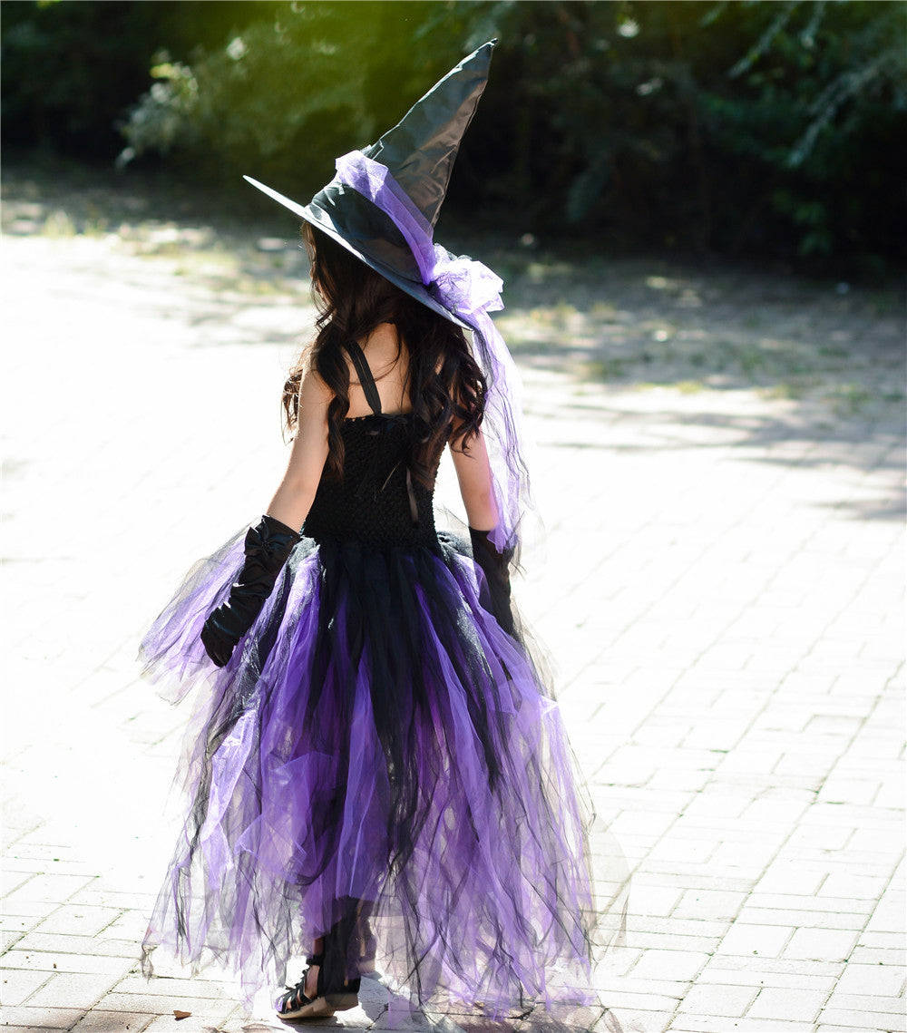 Girls Halloween Pettiskirt Tutu Dress - Cute & Fluffy Costume Skirt for Kids & Toddlers - Perfect for Trick or Treat, Costume Parties & Photo Shoots