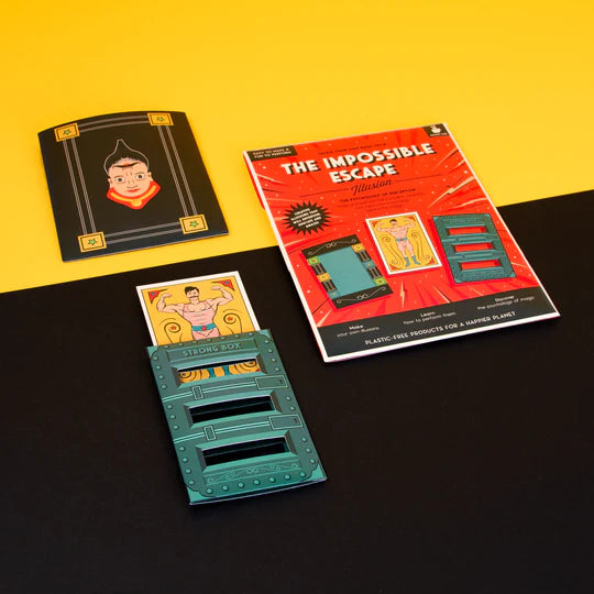 Impossible Escape Illusion Magic Trick Set - Professional Mentalism & Mind Reading Kit for Stage Performances, Parties, and Close-up Magic Shows
