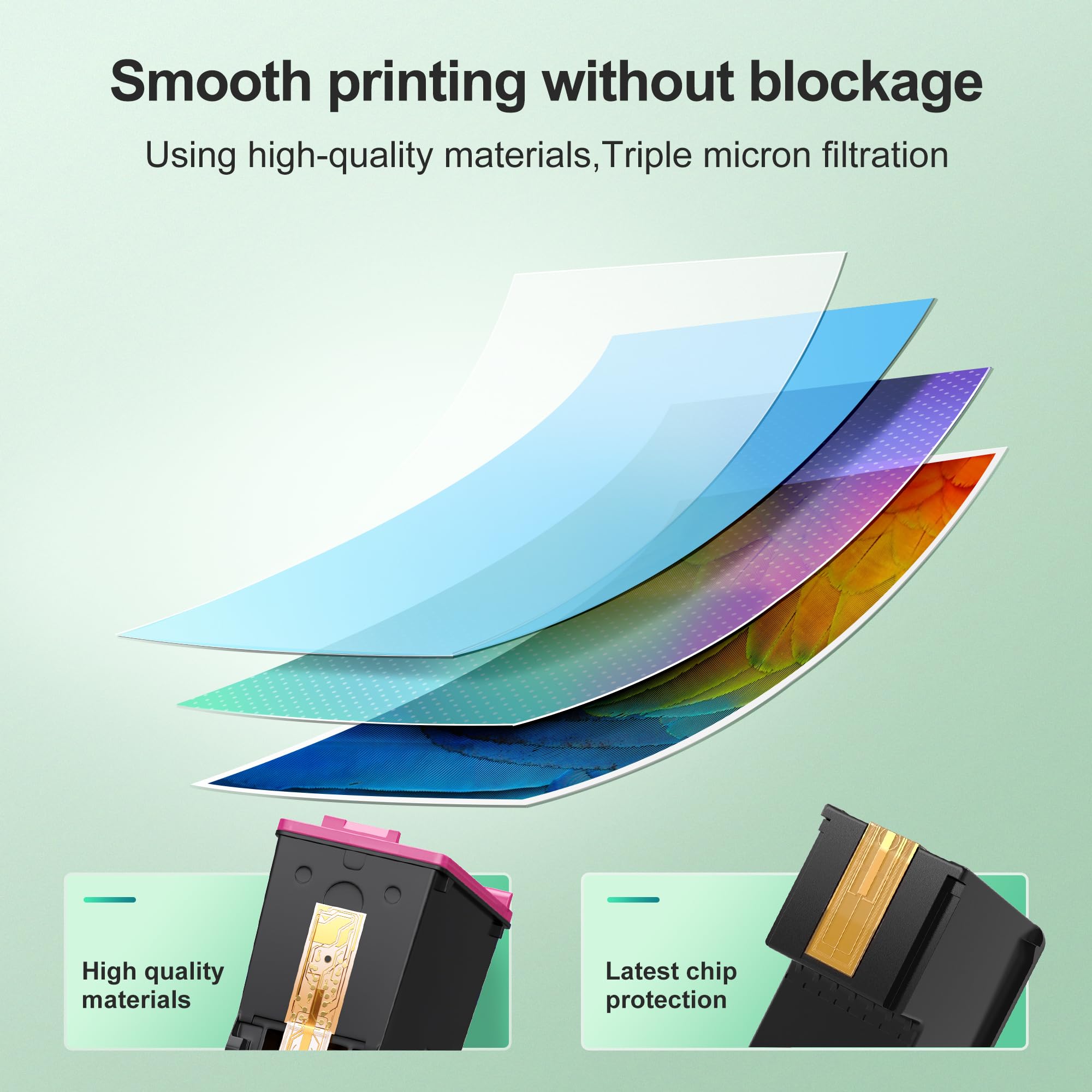 HP 64XL Ink Cartridge - High Yield Replacement for HP Envy Photo 7855, 7858, 7155 Wireless Printers - Perfect for Home Office Printing & Photo Projects