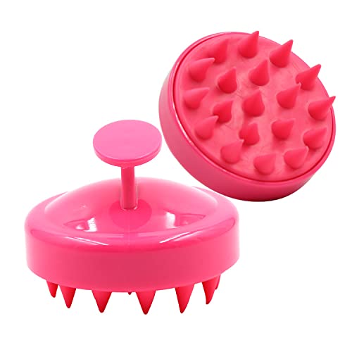 KitchenFest® Silicone Scalp Massage Brush - Shampoo & Hair Conditioner Tool for Deep Cleansing & Relaxation - Perfect for Salon, Home Spa & Daily Hair Care Routine