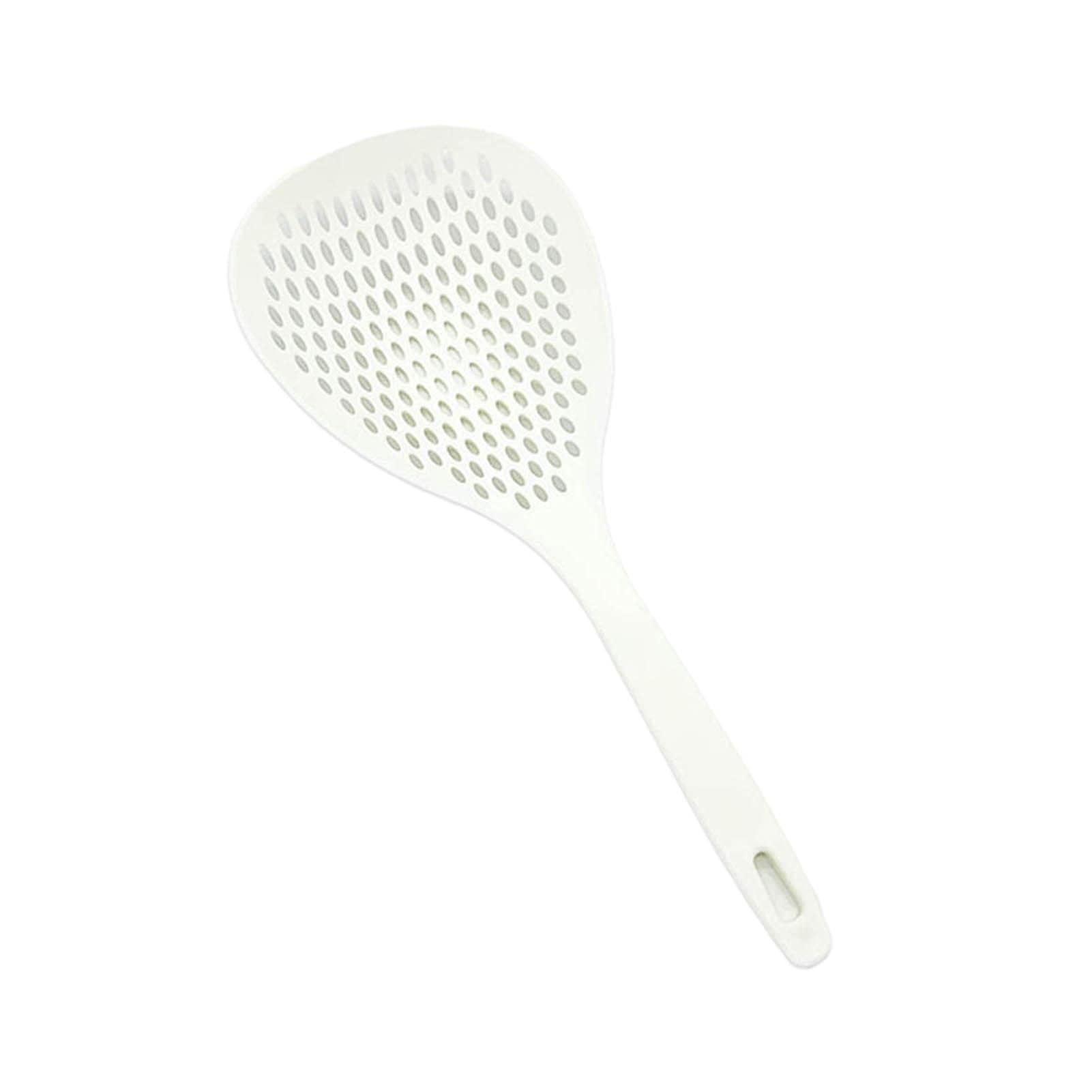 Activane Premium Silicone Skimmer Slotted Spoon - Heat-Resistant Kitchen Strainer Ladle for Cooking, Baking, Frying - Perfect for Draining Pasta, Vegetables & Deep Fried Foods