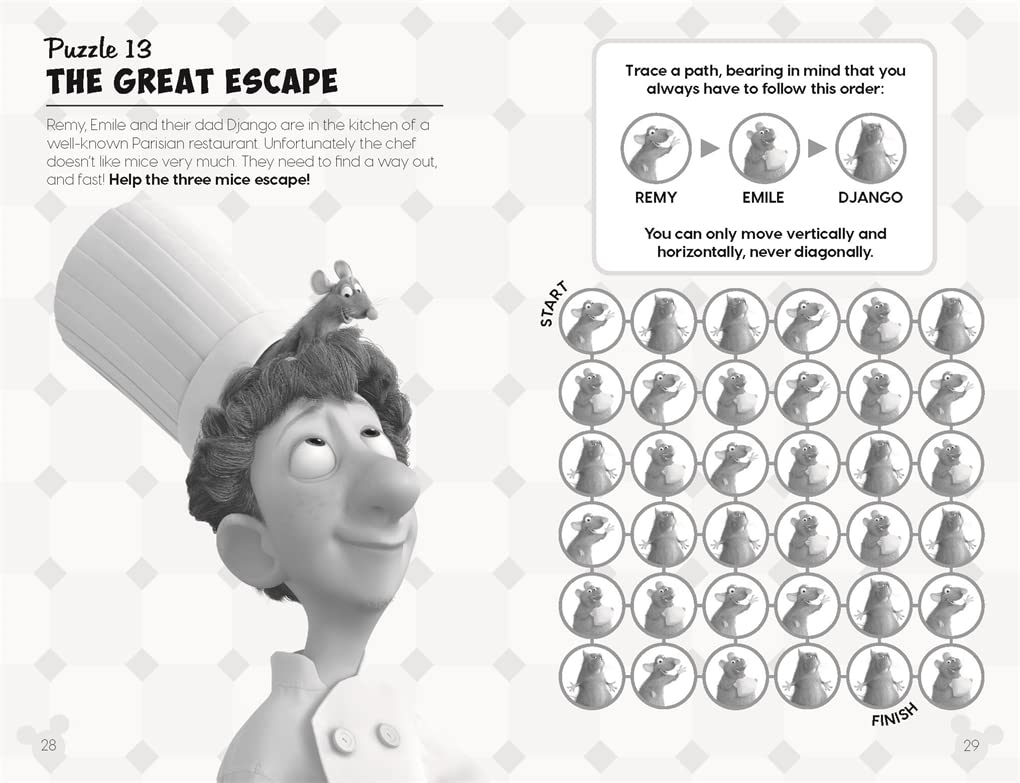 Disney Brain Games for Kids - Fun Puzzles & Brain Teasers to Boost Memory & Problem-Solving Skills | Perfect for Family Game Night & Classroom Learning Activities