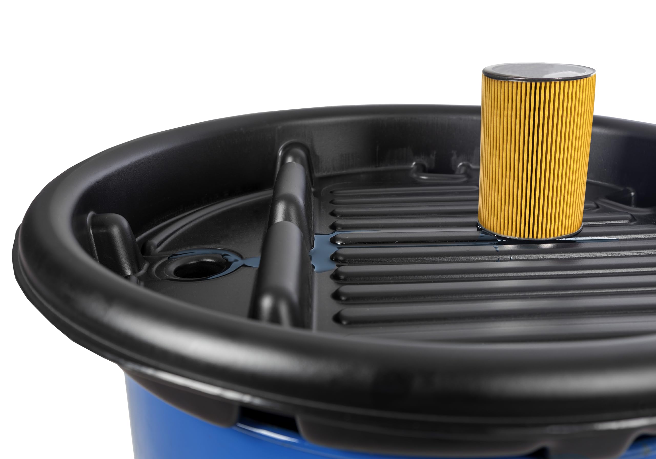 DENIOS® Extra Large 55 Gallon Drum Funnel - Wide Mouth Design for Easy Pouring, Durable Chemical-Resistant Poly Funnel for Liquids, Oils & Chemicals - Perfect for Industrial, Automotive & DIY Use