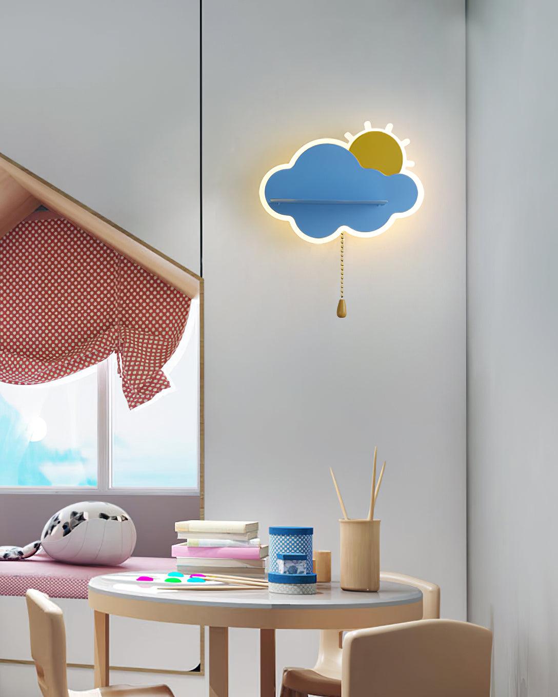 Cloud-Shaped Night Light for Kids - Soft Glow Nursery Wall Lamp for Bedroom, Baby Room & Playroom Decor - Perfect for Bedtime Stories and Soothing Sleep