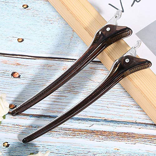 10Pcs Durable Hair Styling Clips - Professional Hair Clamps for Salon & Barber Shop - Black Hair Accessories for Styling, Curling & Updos