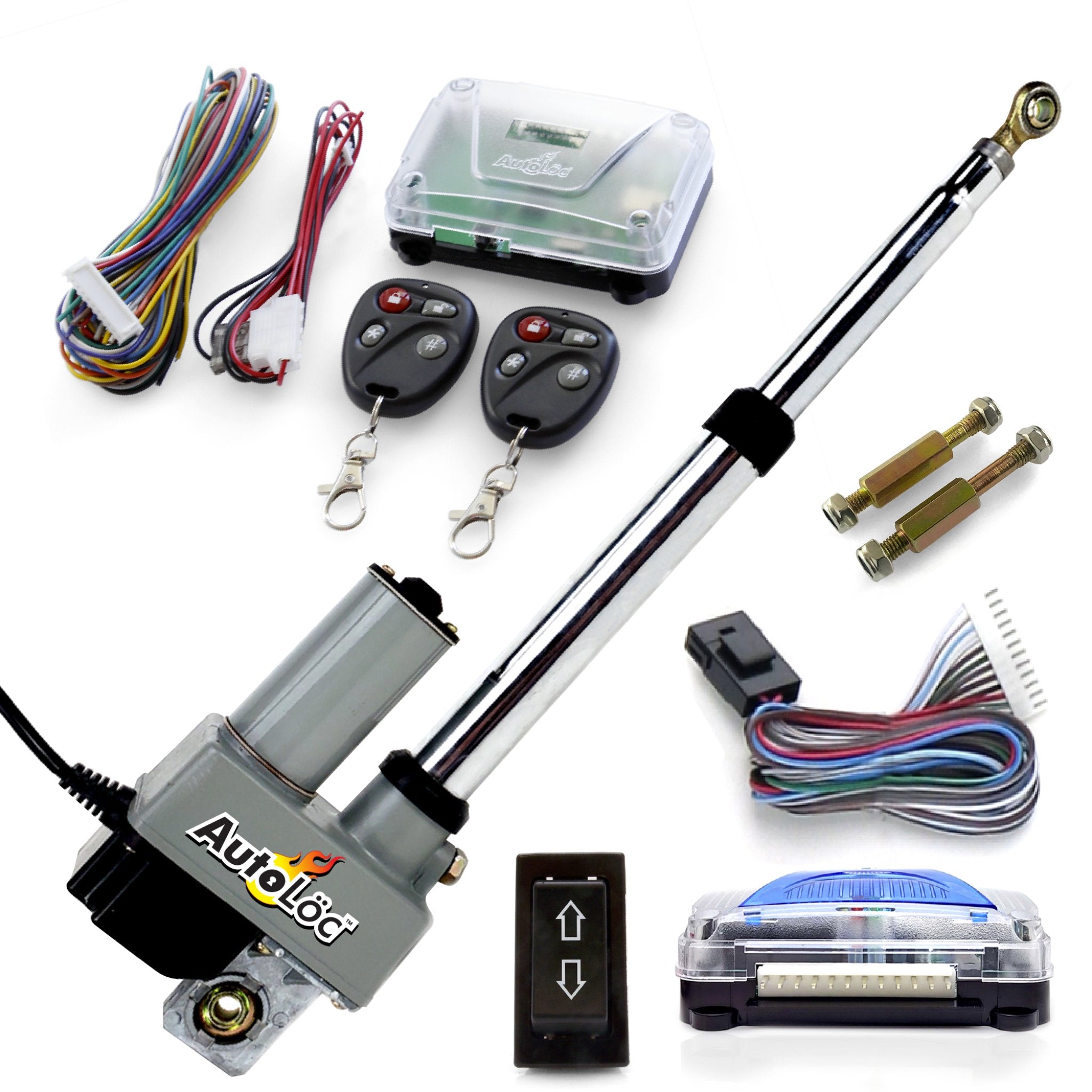 12V Remote Control Power Tonneau Cover Kit with Programmable Motor Control Module - Perfect for Pickup Trucks & Easy Bed Access