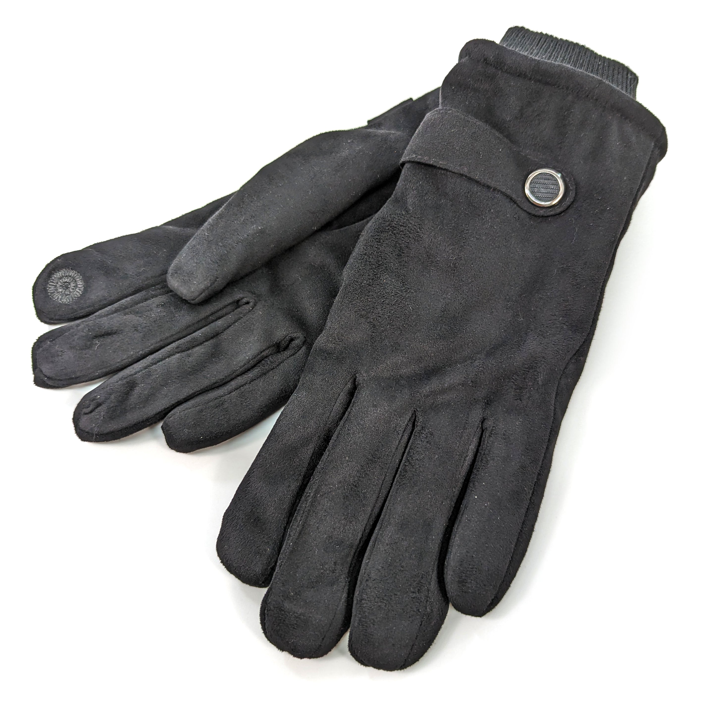 Stylish Unisex Winter Gloves with Button Detail - Warm & Fashionable for Men & Women - Perfect for Outdoor Activities, Commuting & Cold Weather