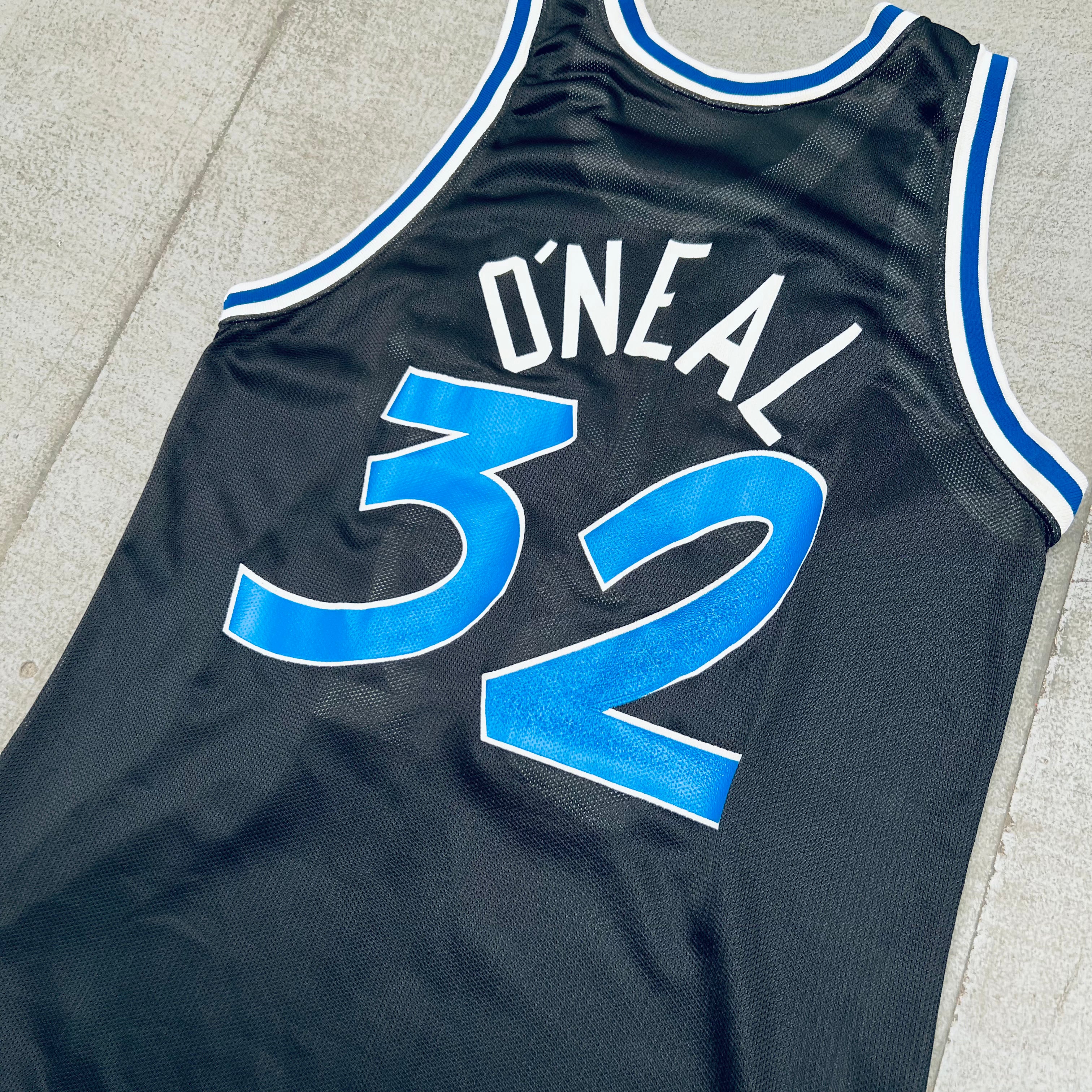 Shaquille O'Neal Orlando Magic 1994-95 Black Champion Jersey - Men's NBA Basketball Jersey for Fans, Collectors & Game Day Outfits