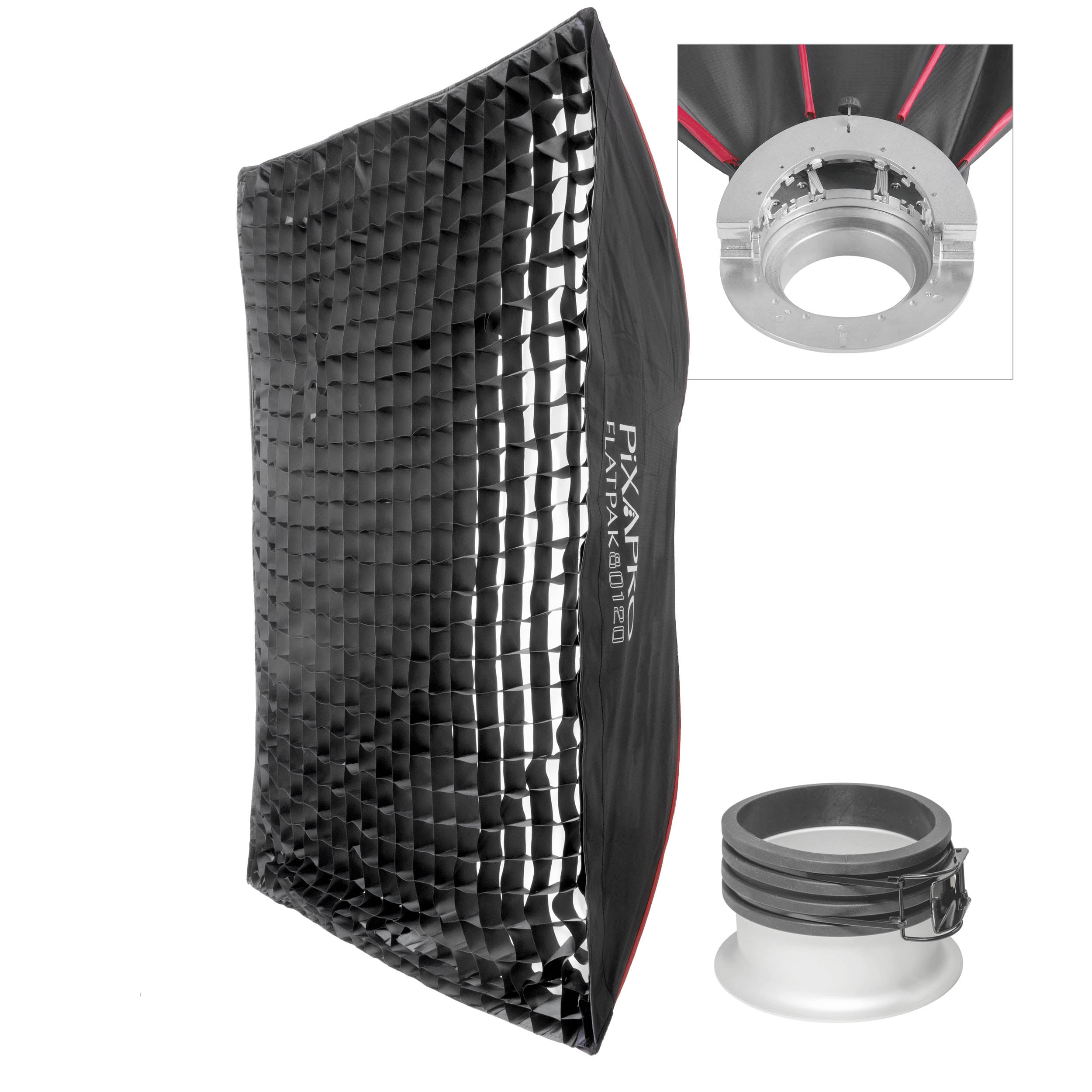 80x120cm Portable Rectangular FlatPak Strobe Softbox (Patented Design) - Professional Photography Lighting for Studio, Portrait, and Product Shoots