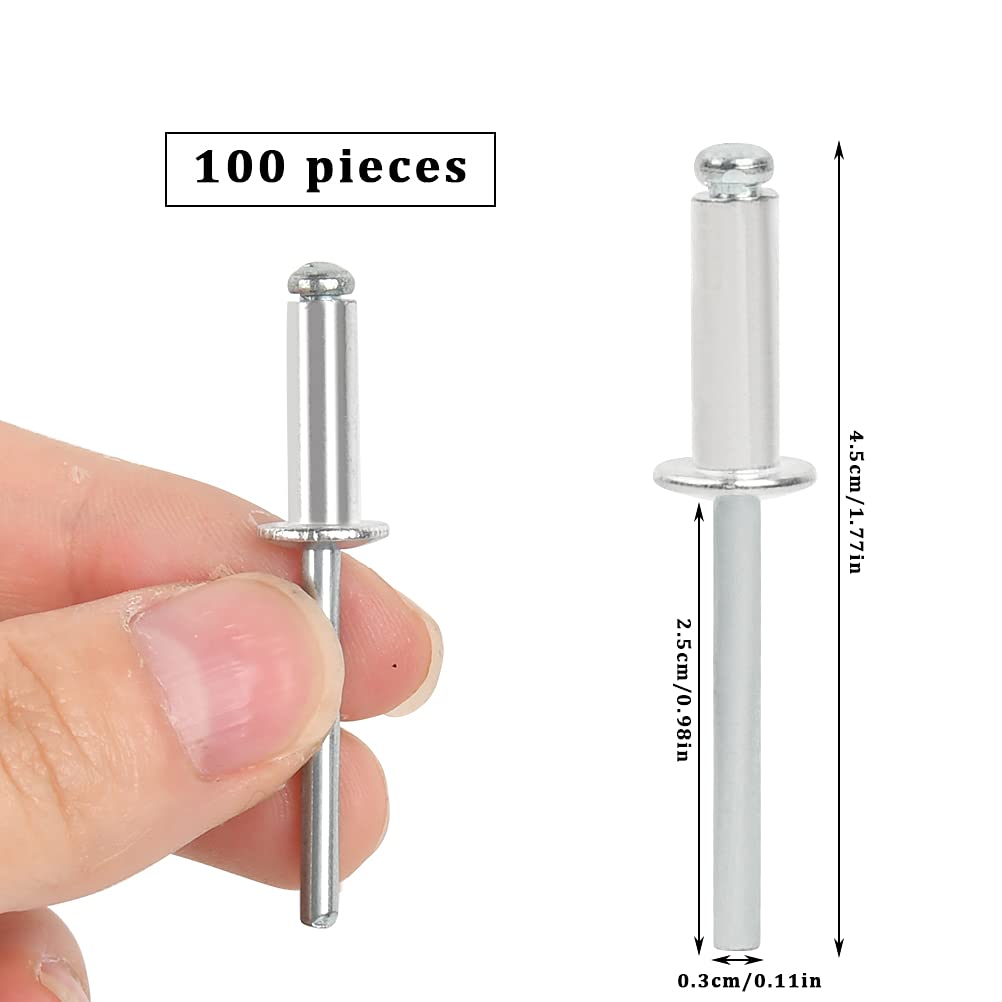 100Pcs 3/16