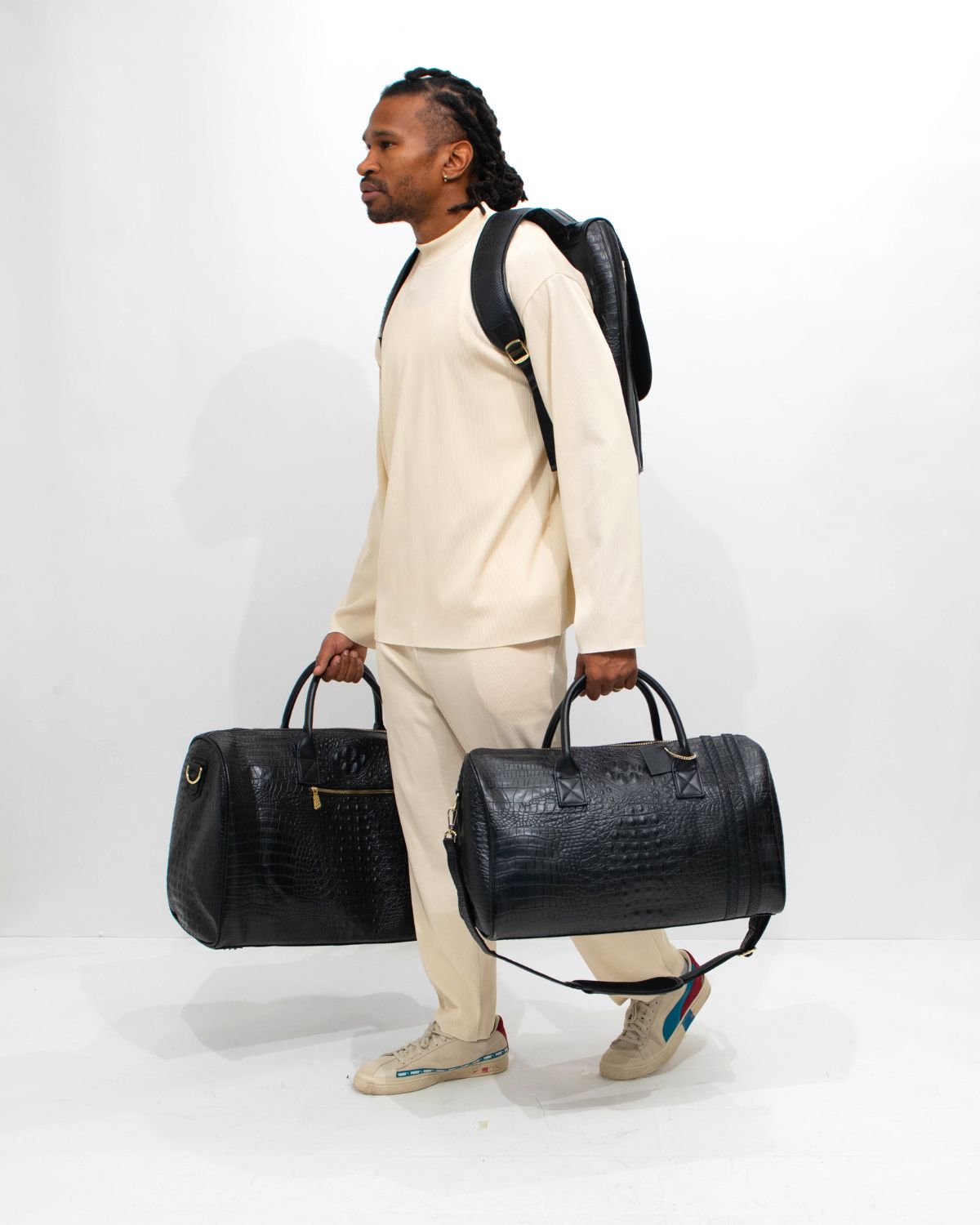 Apollo 2 Travel Set in Black - Premium Compact Luggage for Business & Vacation Trips | Perfect Carry-On for Airplanes, Hotels & Weekend Getaways