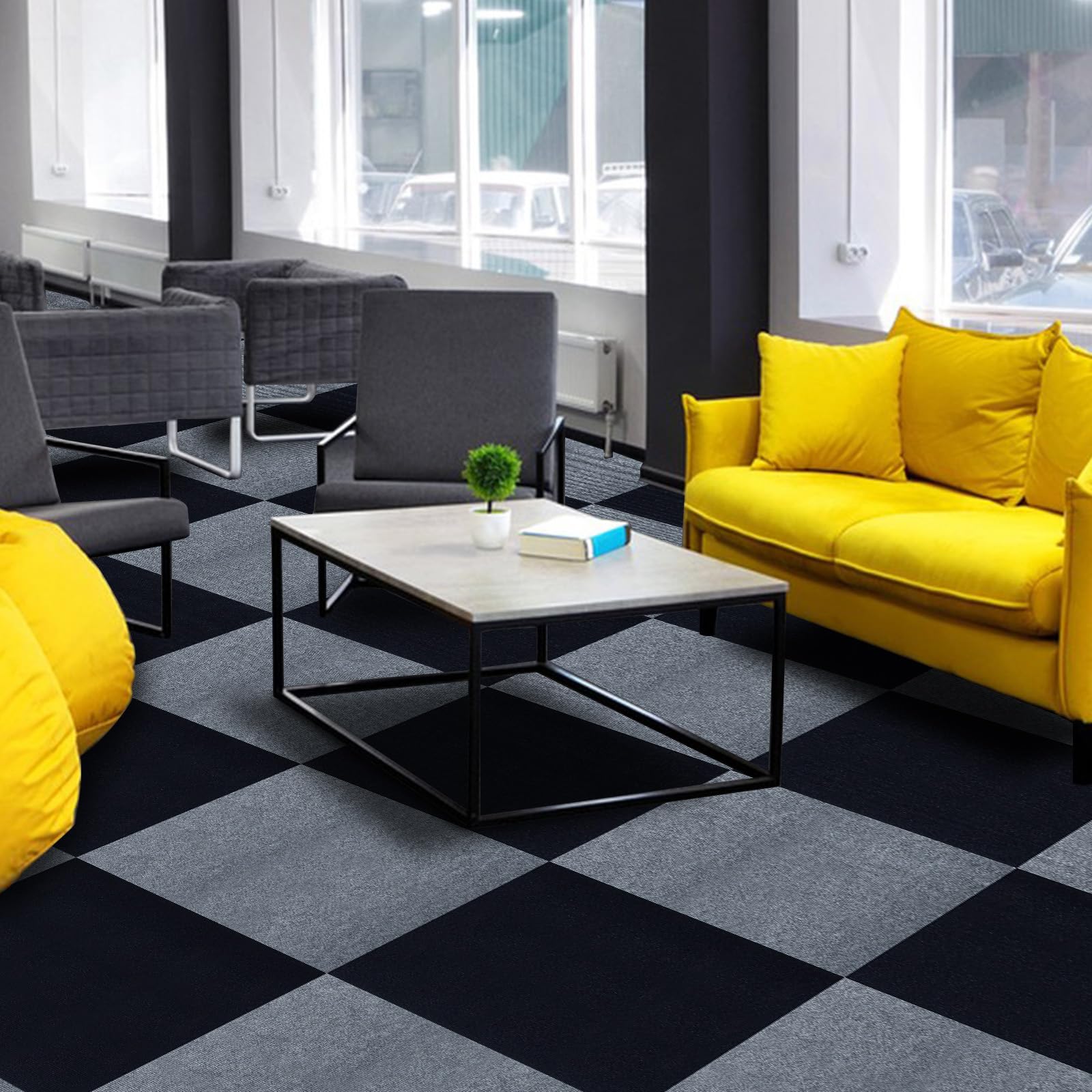 Self-Adhesive Non-Slip Carpet Tiles 24