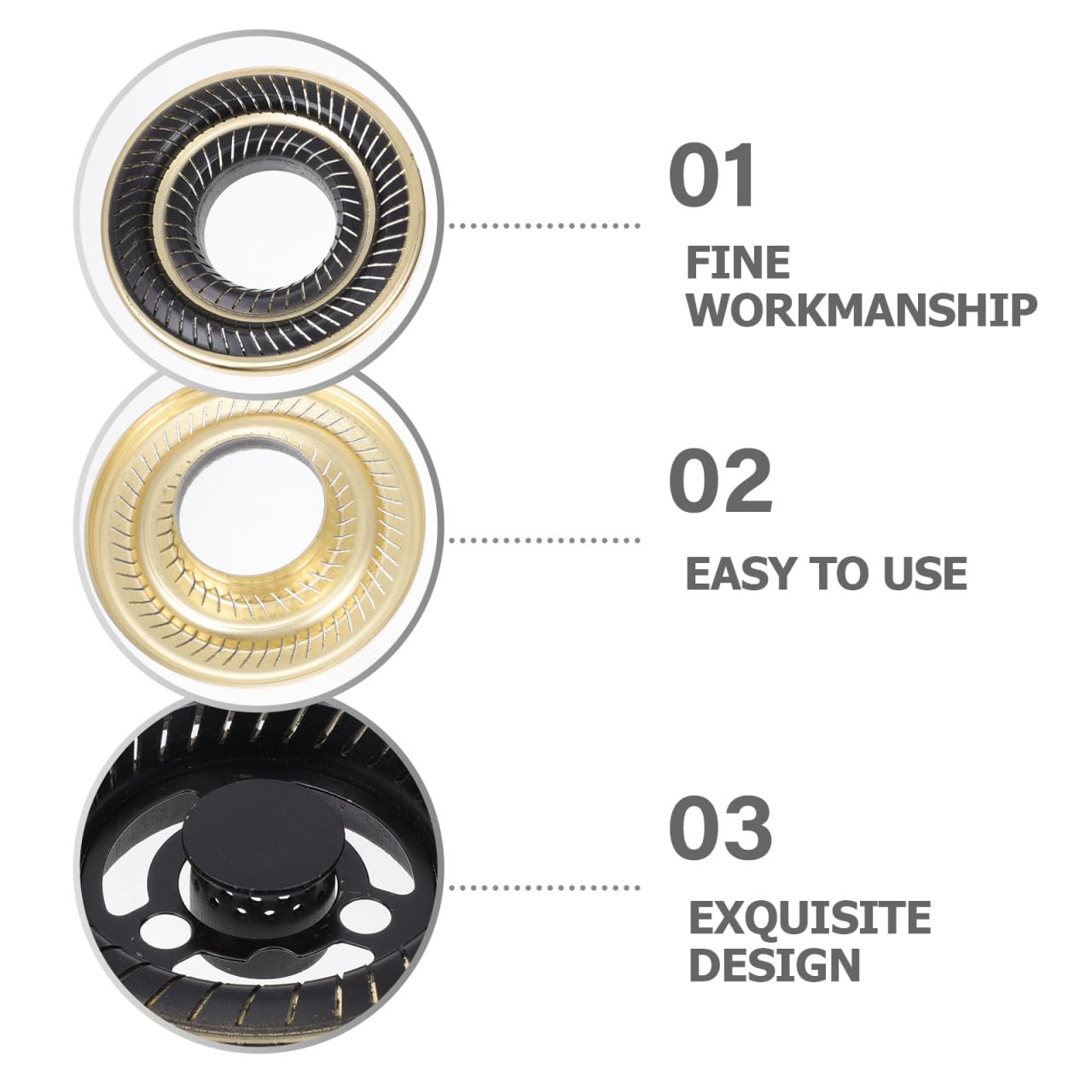 Cabilock 1-Piece Stainless Steel Gas Burner Ring - Universal Fit for Kitchen Stove, BBQ Grill & Outdoor Cooking - Durable Copper Coated Gas Cooktop Distributor for Home & Camping Use