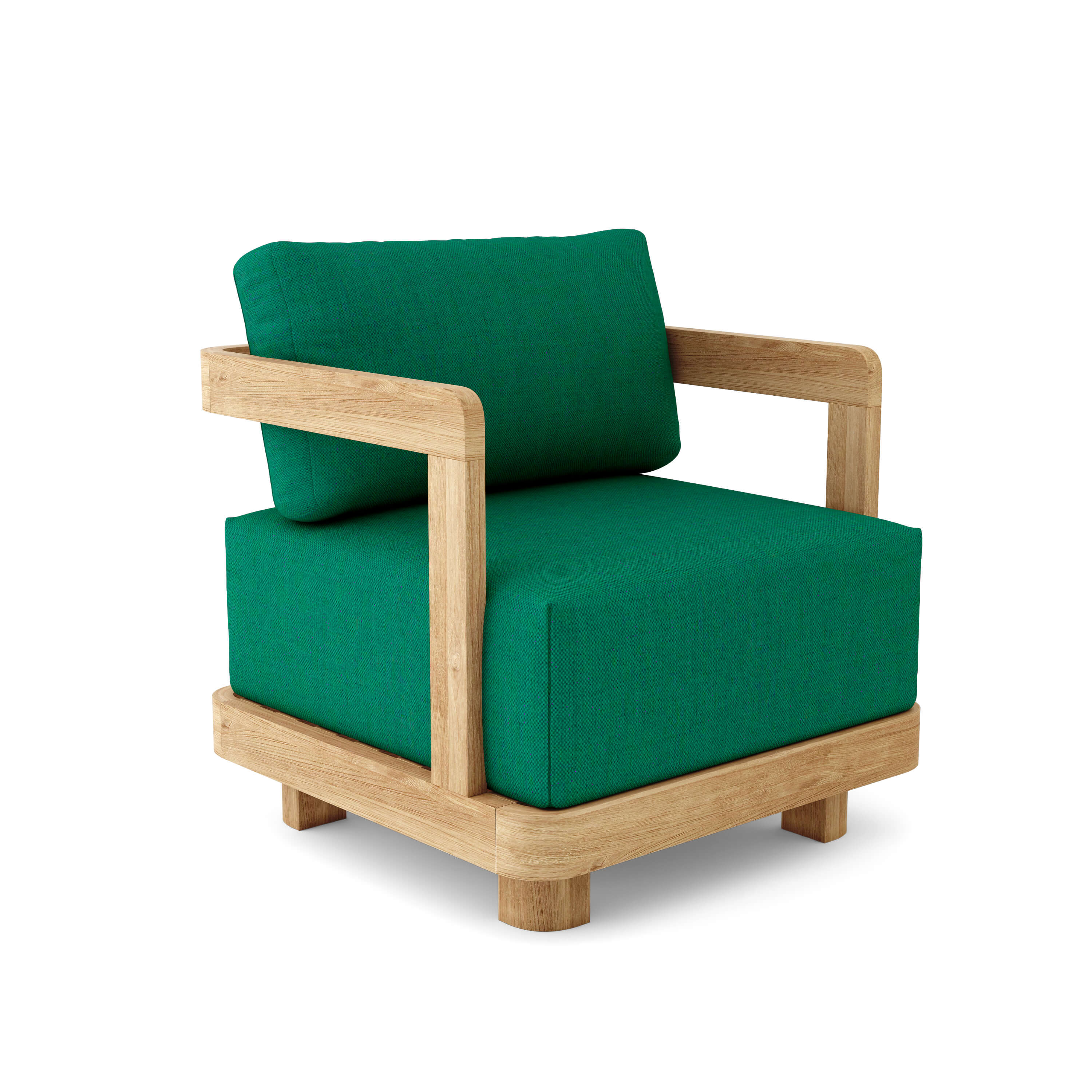 Granada Deep Seating Armchair - Comfortable Outdoor Patio Lounge Chair with Weather-Resistant Cushions - Perfect for Poolside, Garden, and Backyard Relaxation