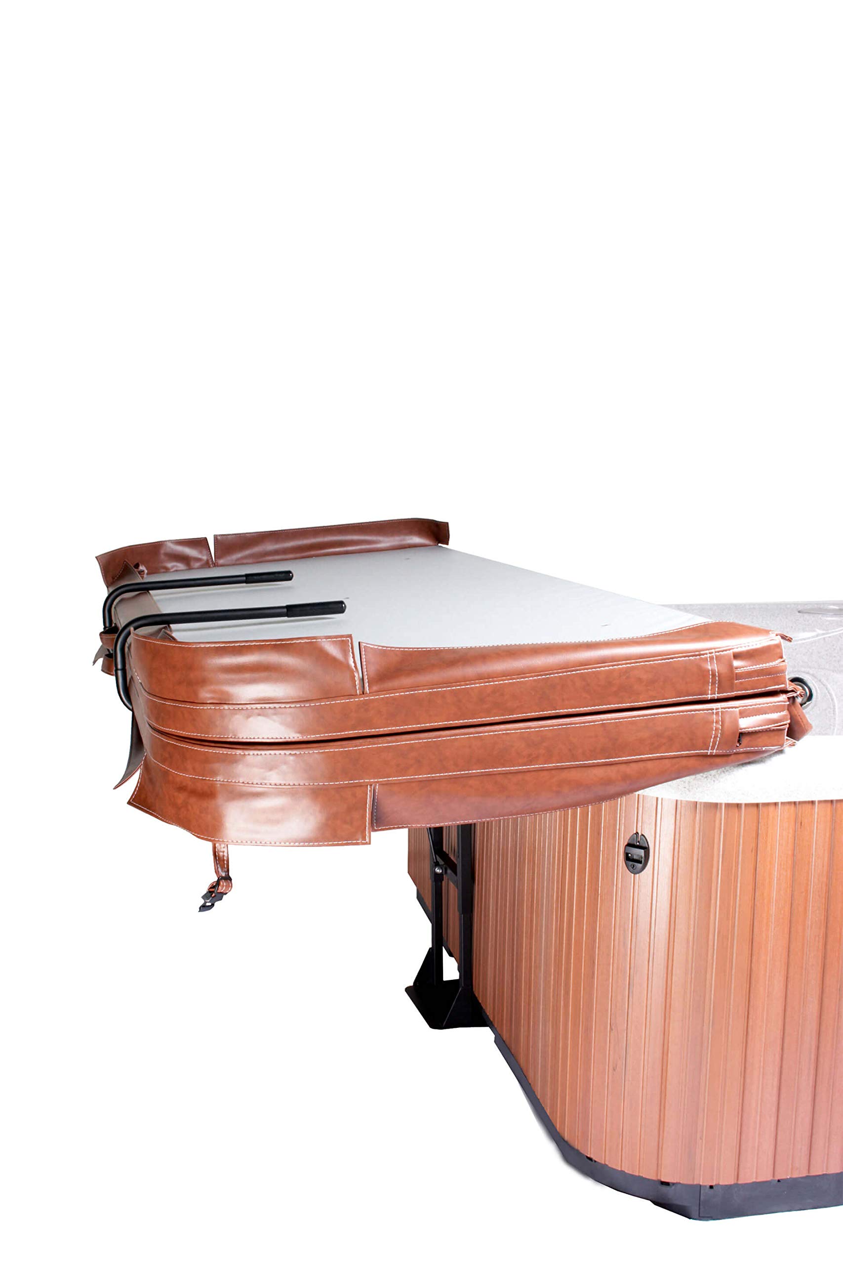 Cover Caddy Cover Valet Hot Tub Spa Cover Lifter – Heavy Duty Spa Accessory for Easy Hot Tub Cover Removal & Storage – Perfect for Backyard, Deck, or Patio Use