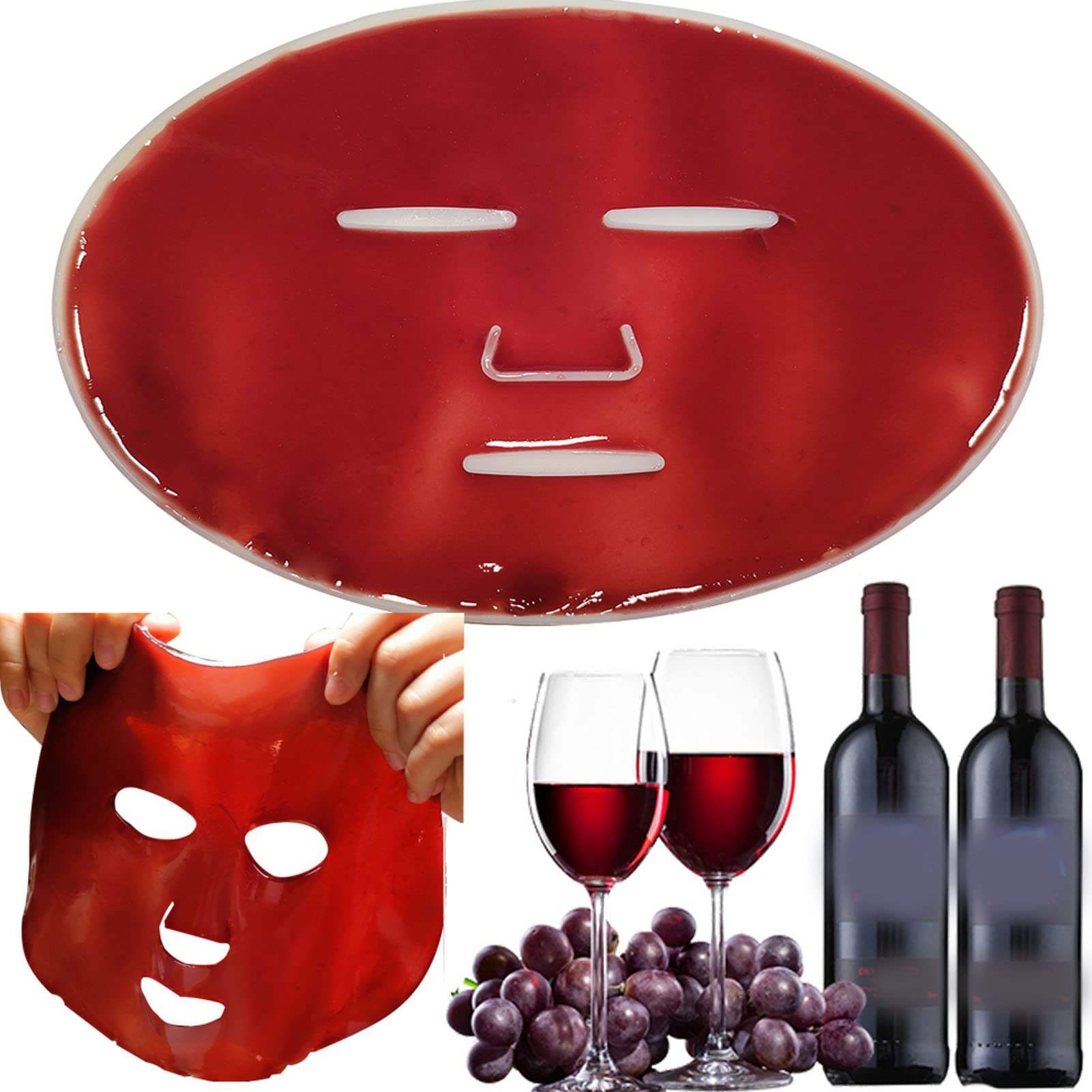 Reusable Silicone Facial Mask Mold Set - DIY Eye Pad Patch Maker for Home & Salon | Perfect for Skincare, Spa Treatments & DIY Beauty