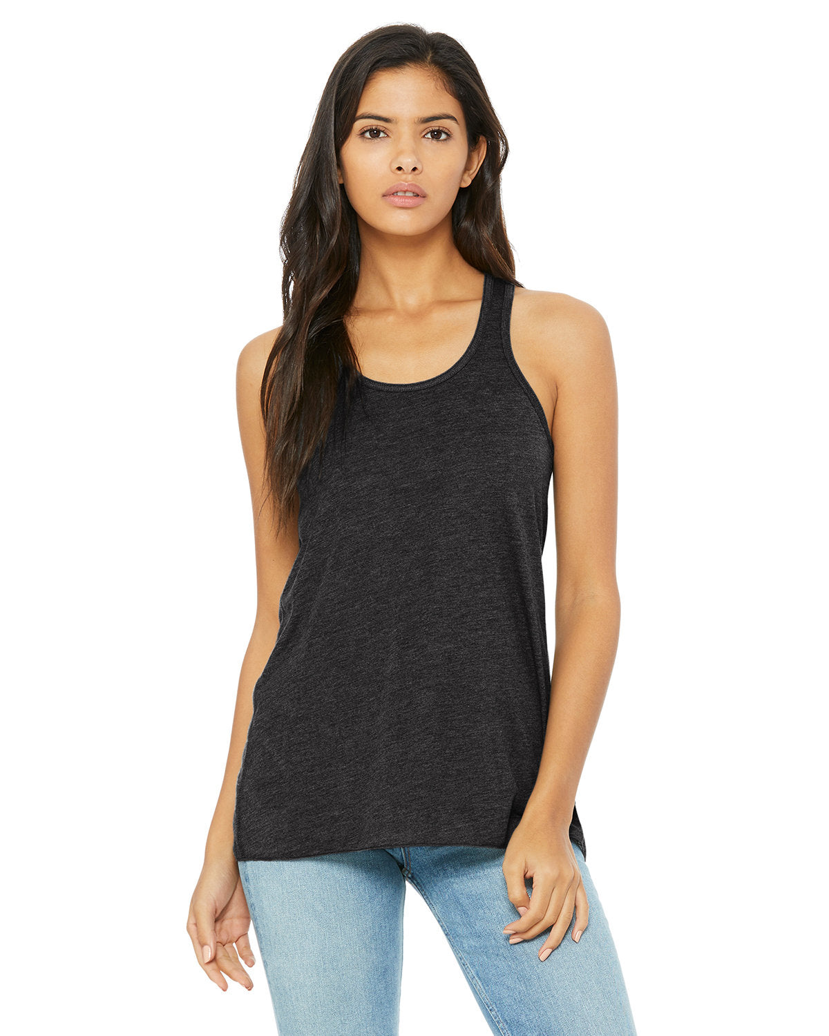 Bella + Canvas B8800 Women's Flowy Racerback Tank Top - Soft & Breathable for Yoga, Gym & Summer Outfits