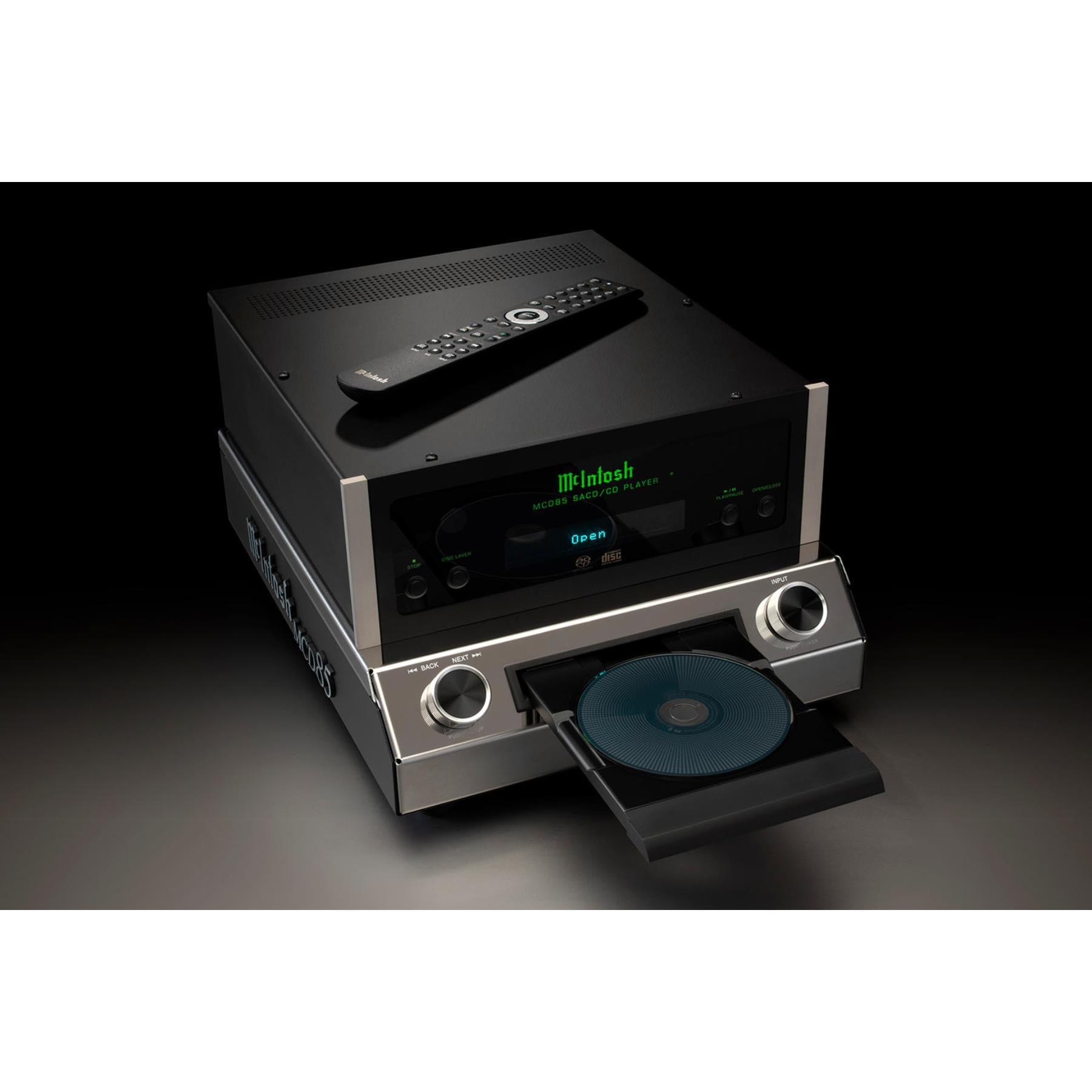 McIntosh MCD85 2 Channel SACD/CD Player - High-End Audio Component for Home Theater & Audiophile Music Listening