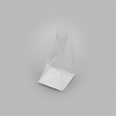 Clear Plastic Gusset Bags with Flat Bottom - 4