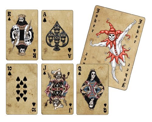 Haunted Casinos Ghost Themed Playing Cards Deck - Premium 52 Card Set for Magic Tricks, Poker Nights & Halloween Party Games