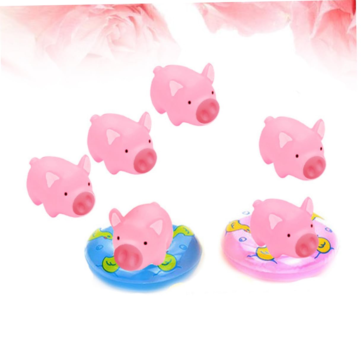 UPKOCH 3-Piece Fun Bath Toys Set for Toddlers - Cute Floating Animal Bathtub Toys for Baby Bath Time, Sensory Play & Learning (Duck, Turtle, Whale) - Perfect for Kids Bathroom, Pool & Water Play