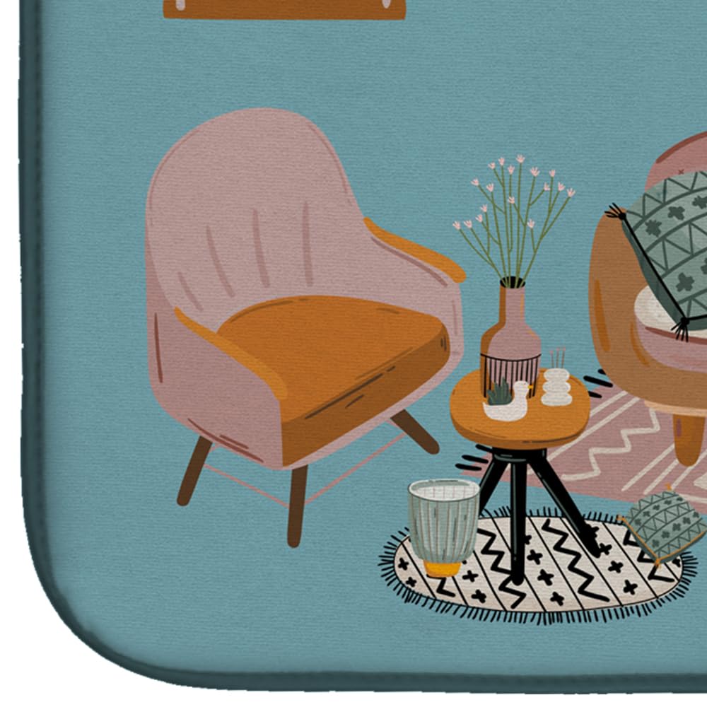 Absorbent Dish Drying Mat for Kitchen Counter - 14x21