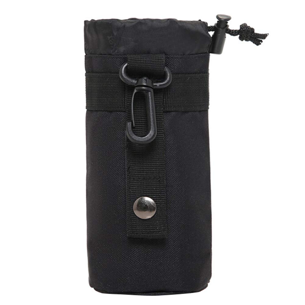 Coherny Camouflage Water Bottle Pouch Bag - Portable Molle System Holder for Outdoor Sports, Hiking, Camping & Military Use - Durable Drawstring Carrier for Hydration Bottles