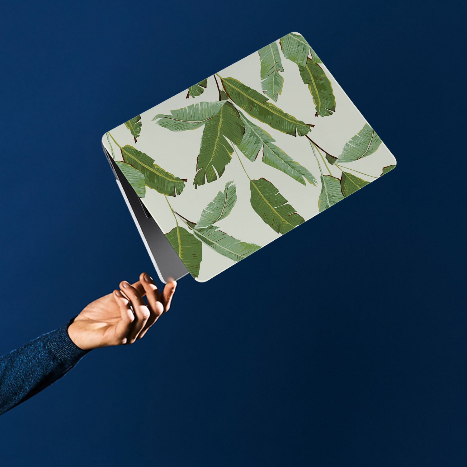 Premium Green Leaves Pattern Surface Laptop Case - Slim Protective Cover for Microsoft Surface Laptop (1-5) | Perfect for Work, Travel & School Accessories