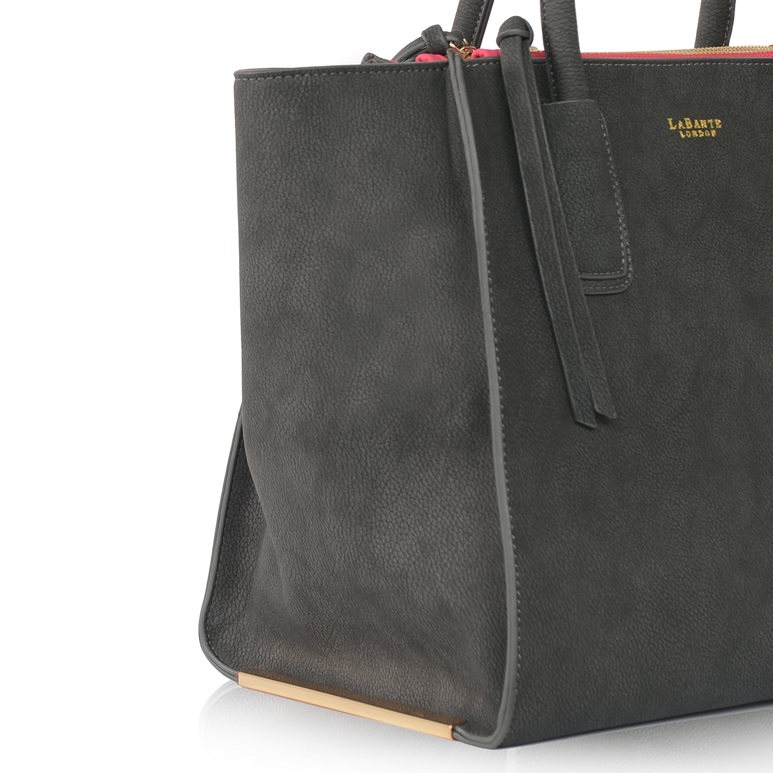 LaBante London 'Demi' Vegan Leather Shoulder Bag for Women - Stylish & Cruelty-Free Handbag for Work, Travel & Everyday Use