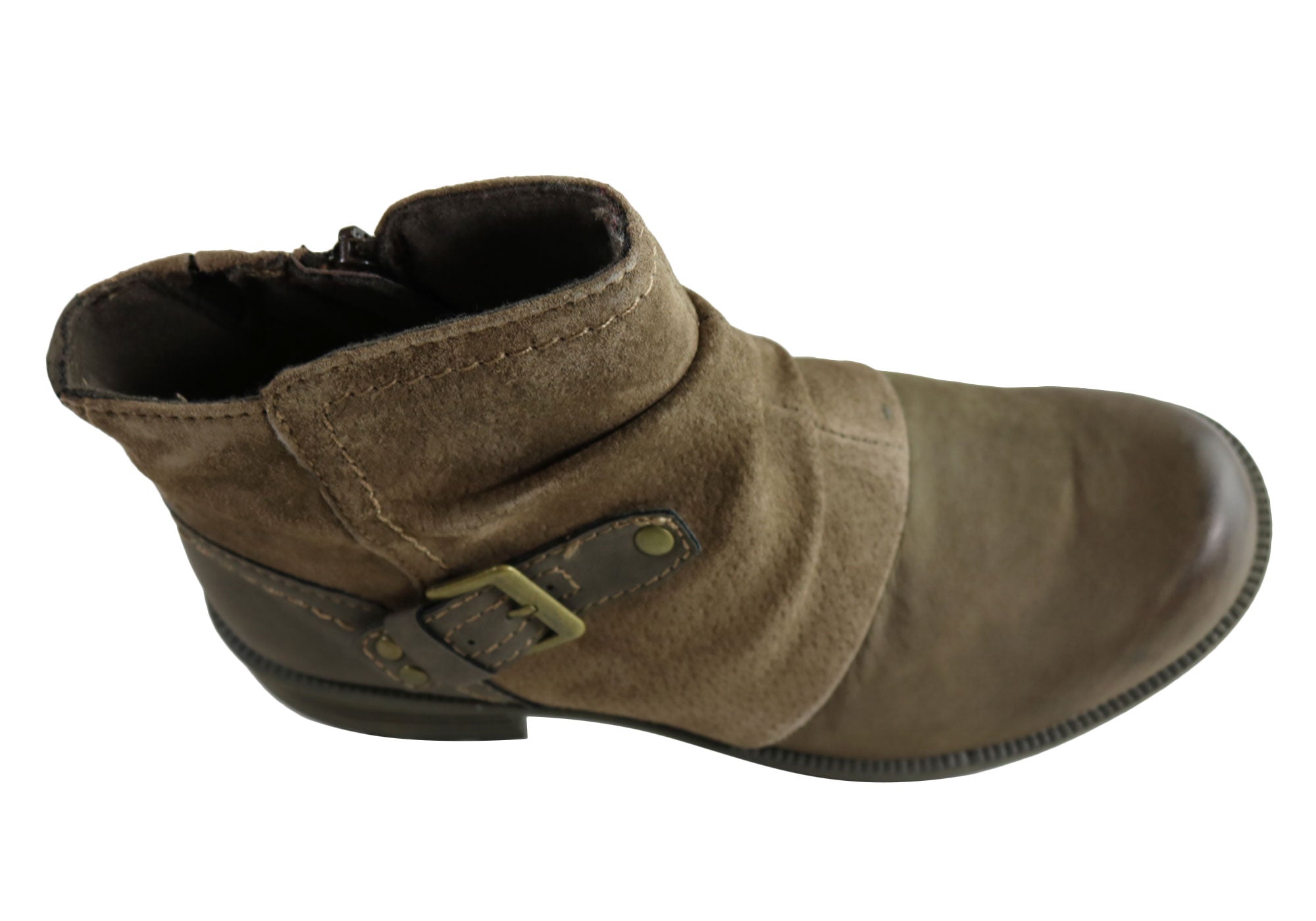 Planet Shoes Peyton Women's Comfortable Leather Ankle Boots with Arch Support - Perfect for Work, Travel & Everyday Wear