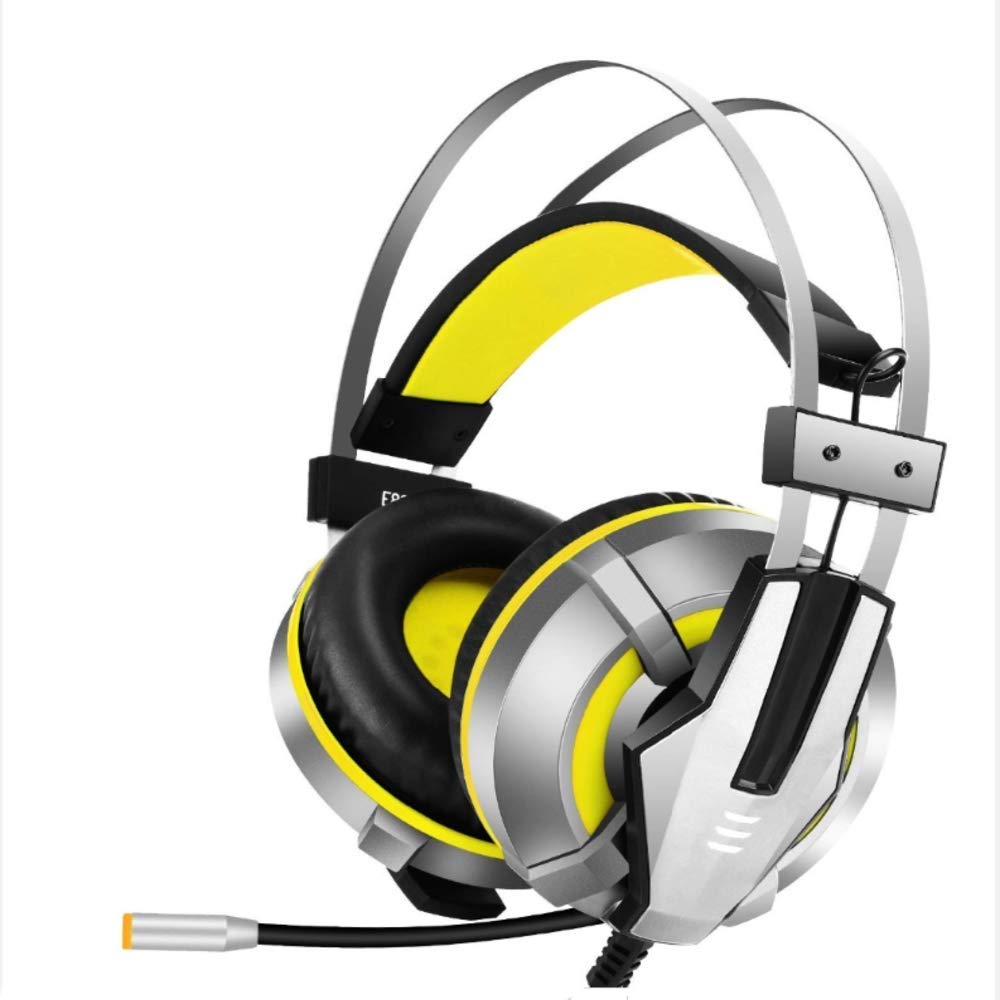 ADITAM 7.1 Virtual Surround Sound Gaming Headset with Noise Cancelling Mic - Wired Over-Ear Headphones for PC, Xbox, PS4 - Ultra Comfortable for Long Gaming Sessions & Online Meetings