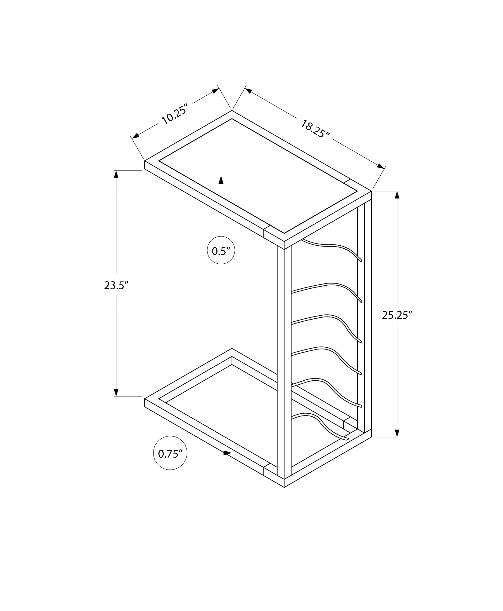 Modern Accent Table - 25