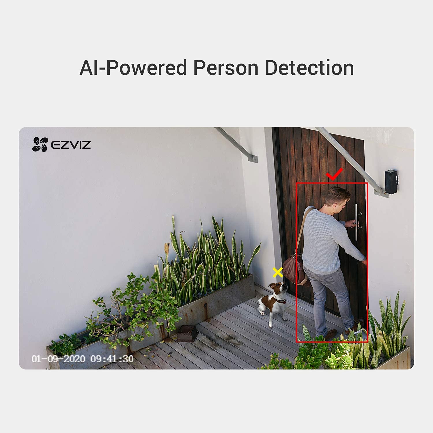 EZVIZ C3W Pro Outdoor WiFi Security Camera - 1080P HD, IP67 Waterproof, Color Night Vision, AI Person Detection, 2-Way Audio, Motion Alerts, H.265 Compression | Ideal for Home Security, Baby Monitoring & Pet Watching