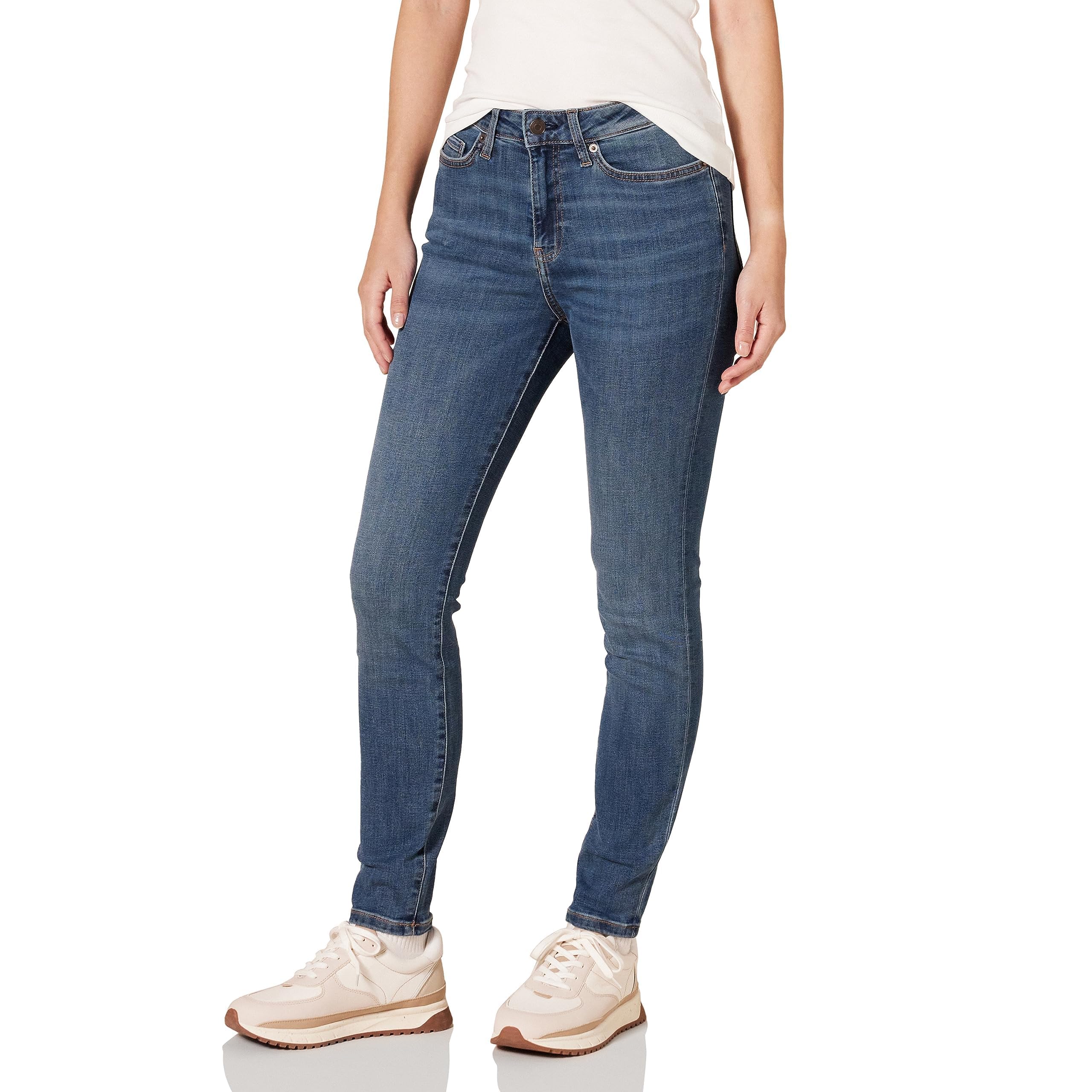 Amazon Essentials Women's High Waist Skinny Jeans - Stretchy Denim Pants for Everyday Comfort & Style | Perfect for Work, Casual Outings & Date Nights