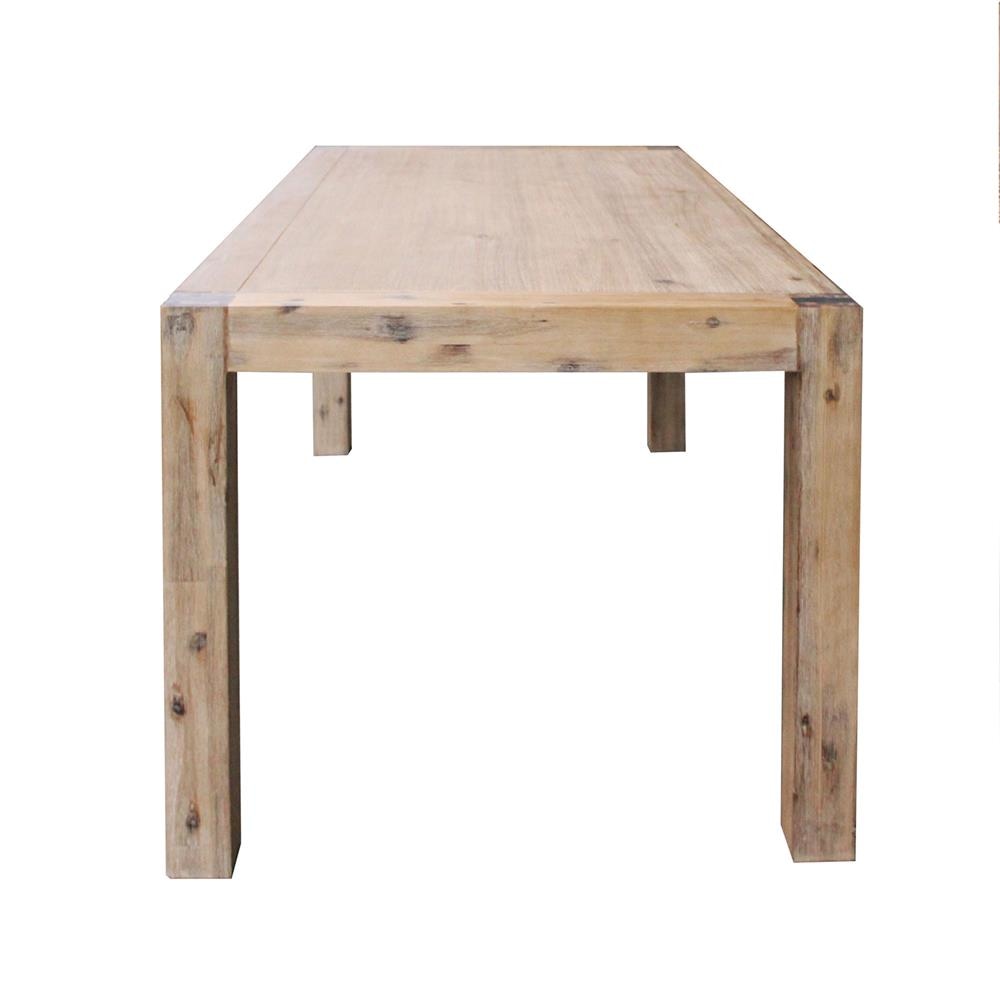 9-Piece Dining Set - 210cm Large Solid Acacia Wood Dining Table & 8 Chairs in Oak Finish | Perfect for Family Gatherings & Entertaining Guests