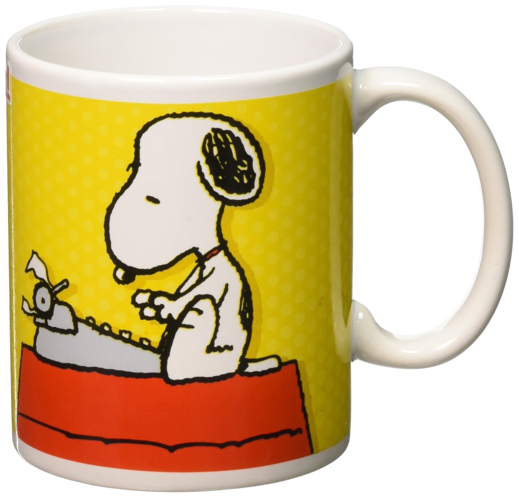 Zak! Designs Ceramic Coffee Mug with Peanuts & Snoopy Cartoon Graphics - 11.5 oz - Perfect for Hot Drinks, Office Use, and Gift Giving