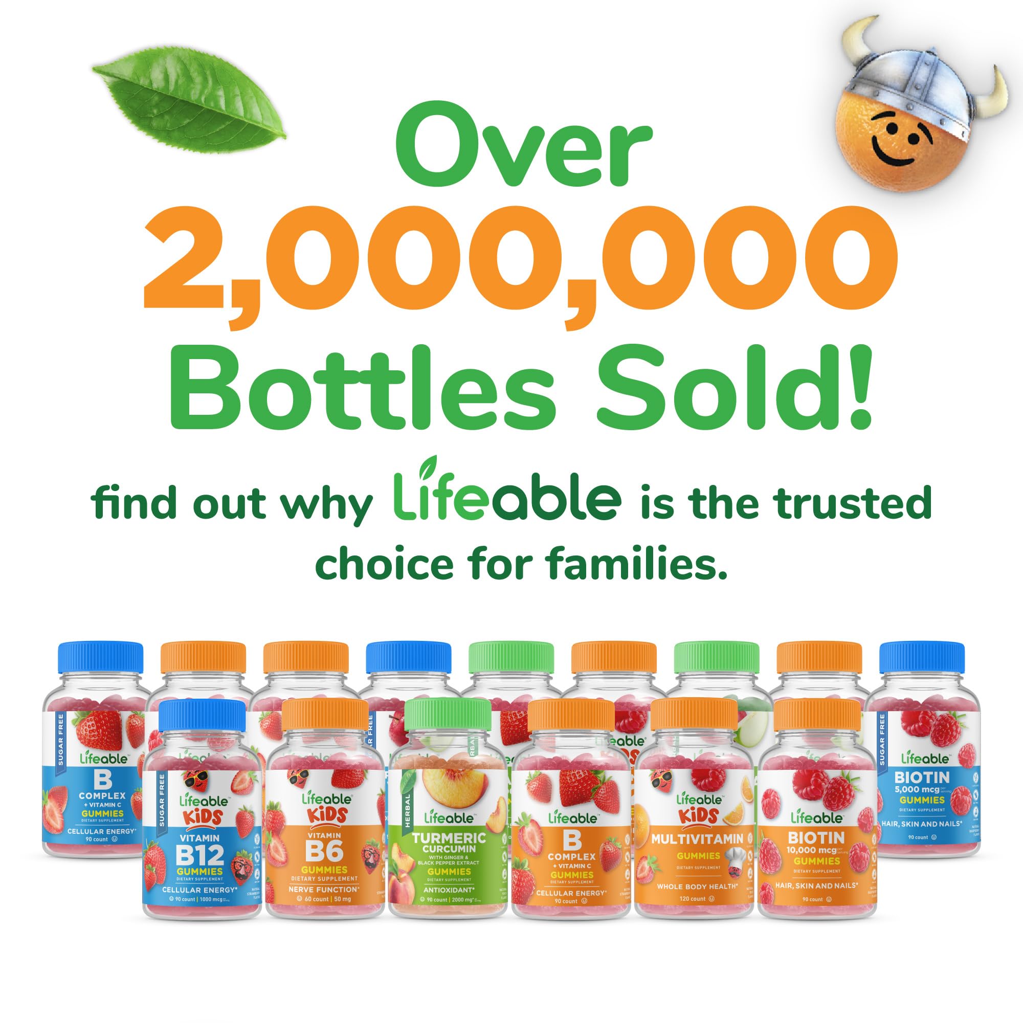 Lifeable Prebiotic Fiber Gummies for Kids - Digestive Health Supplement with 5g Fiber | Great Tasting Probiotic Gummy Vitamins for Children | 90 Count | Supports Gut Health & Regularity - Perfect for School Lunches & After-School Snacks