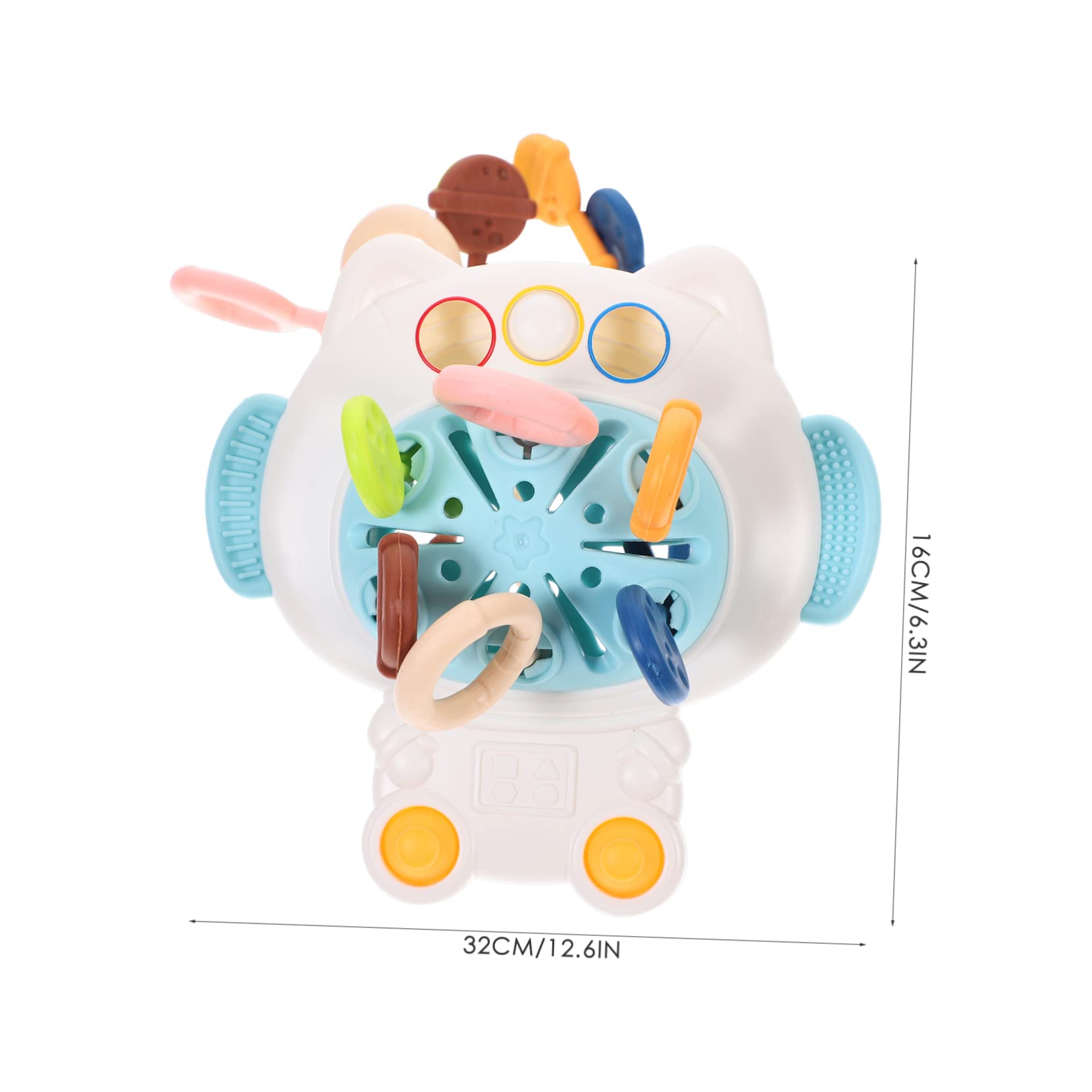 HEMOTON Drawstring Sensory Bath Toys - Educational & Calming Cartoon Toys for Kids - Perfect for Bathtime Fun, Stress Relief & Early Learning