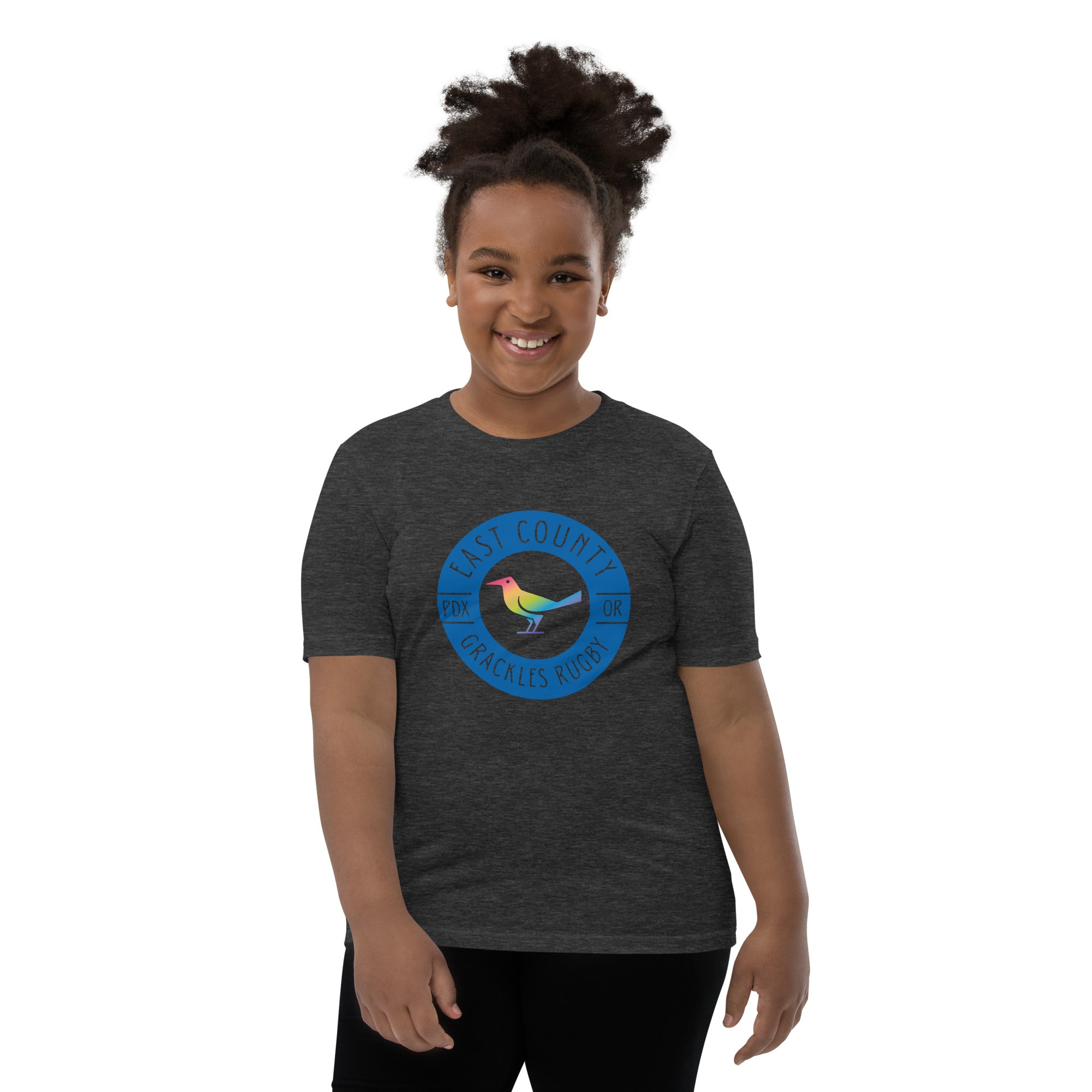 East Co. Grackles Youth Social Tee - Trendy Graphic T-Shirt for Boys & Girls - Perfect for School, Parties & Casual Outings