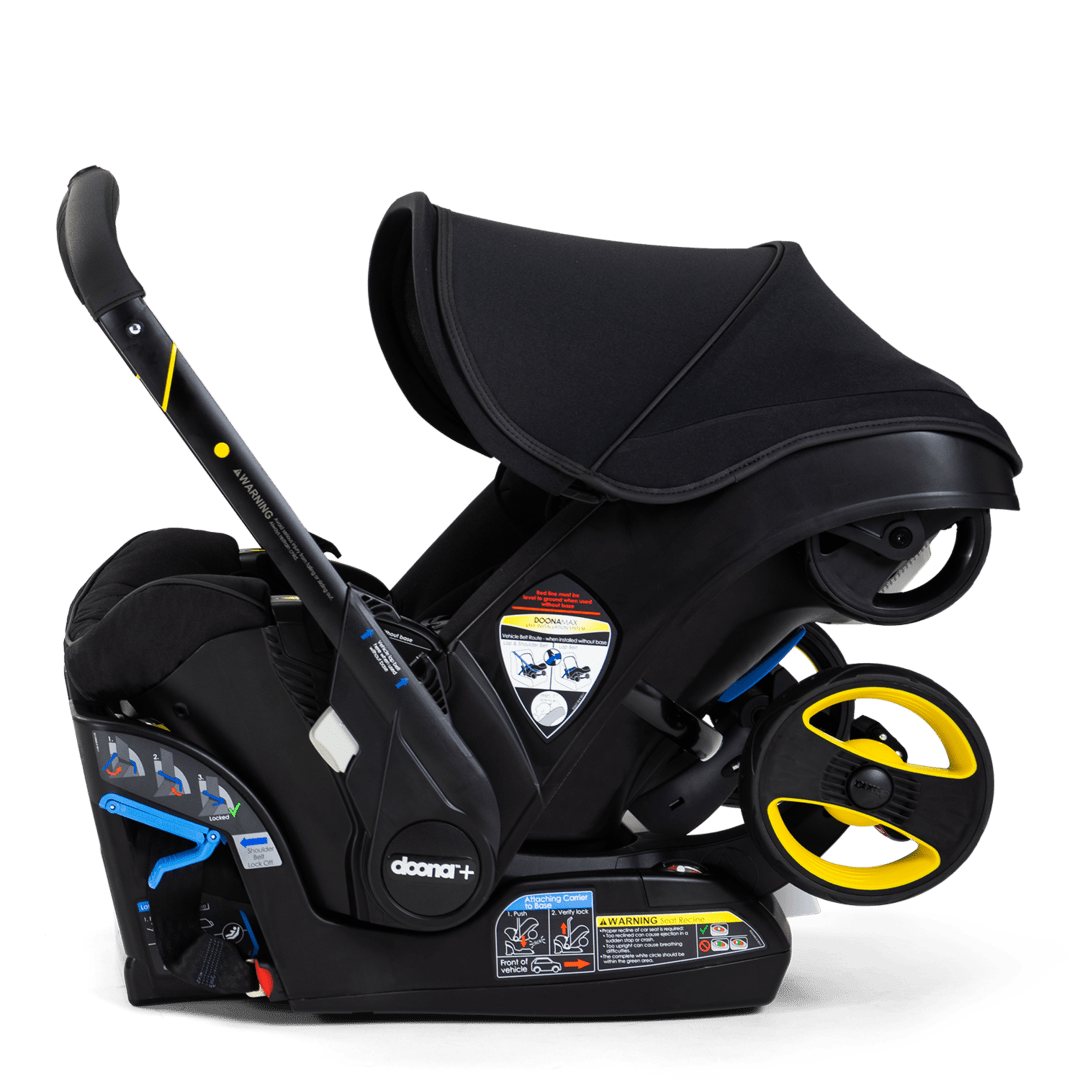 Doona+ Infant Car Seat and Stroller Combo - Convertible, Lightweight, and Travel-Friendly for Newborns to Toddlers - Perfect for Air Travel, Shopping, and Daily Outings