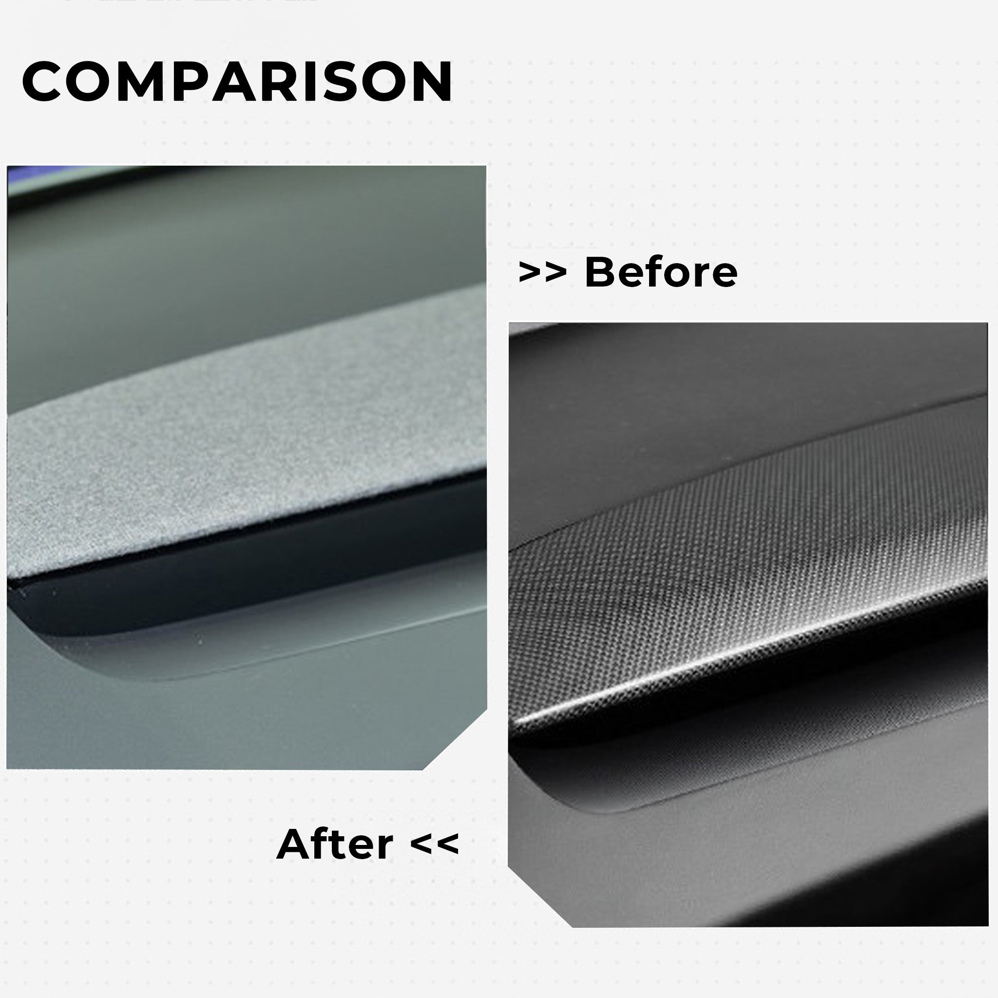 Premium Carbon Fiber Plain Weave Dashboard Trim Replacement for Tesla Model 3 Highland 2024+ | Lightweight & Durable Interior Upgrade | Perfect for Car Enthusiasts & Luxury Vehicle Customization