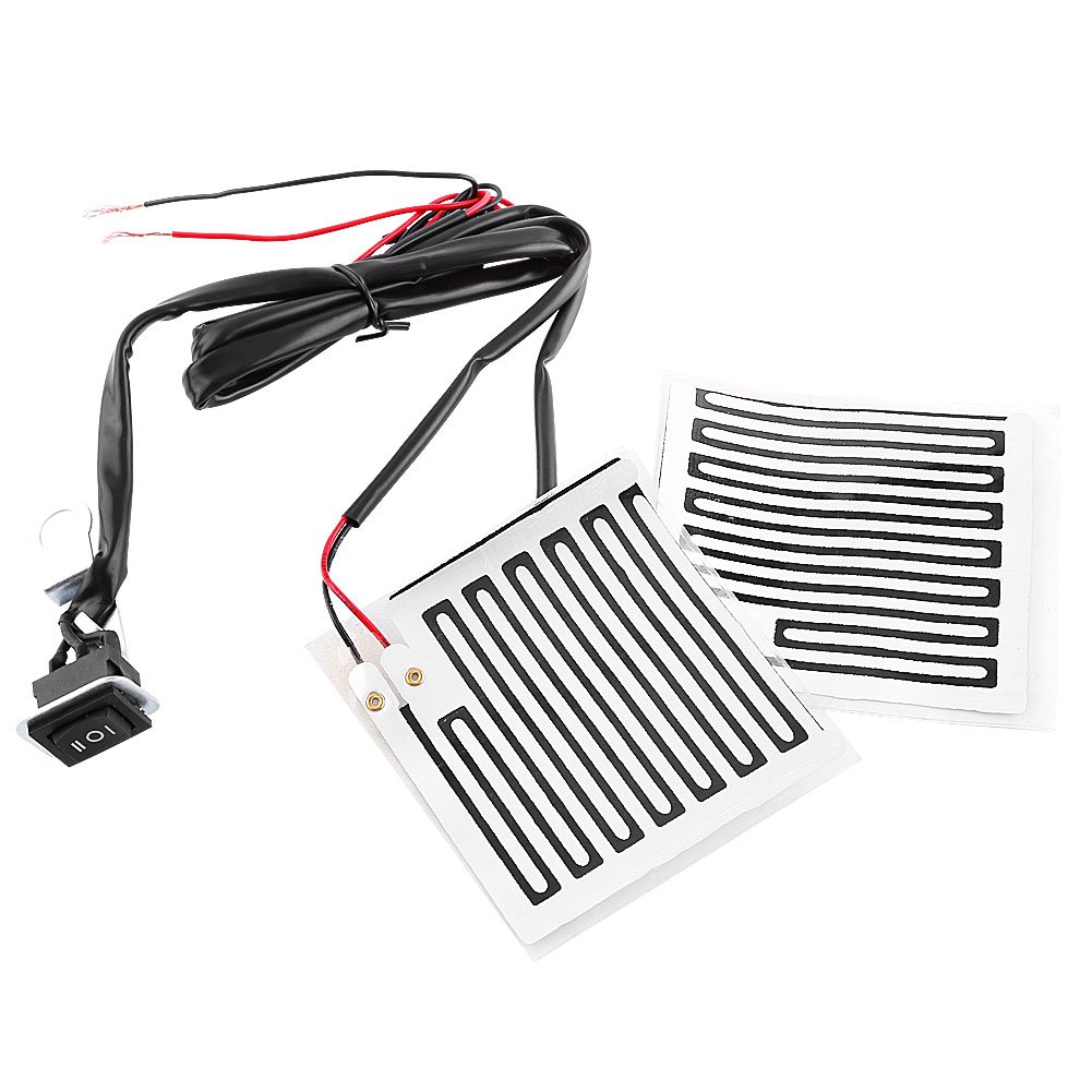 12V Heated Motorcycle Grips - Universal ATV Handlebar Warmer for Cold Rides