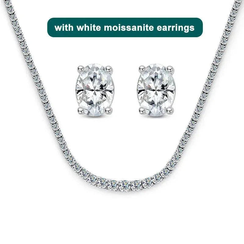 with white earring