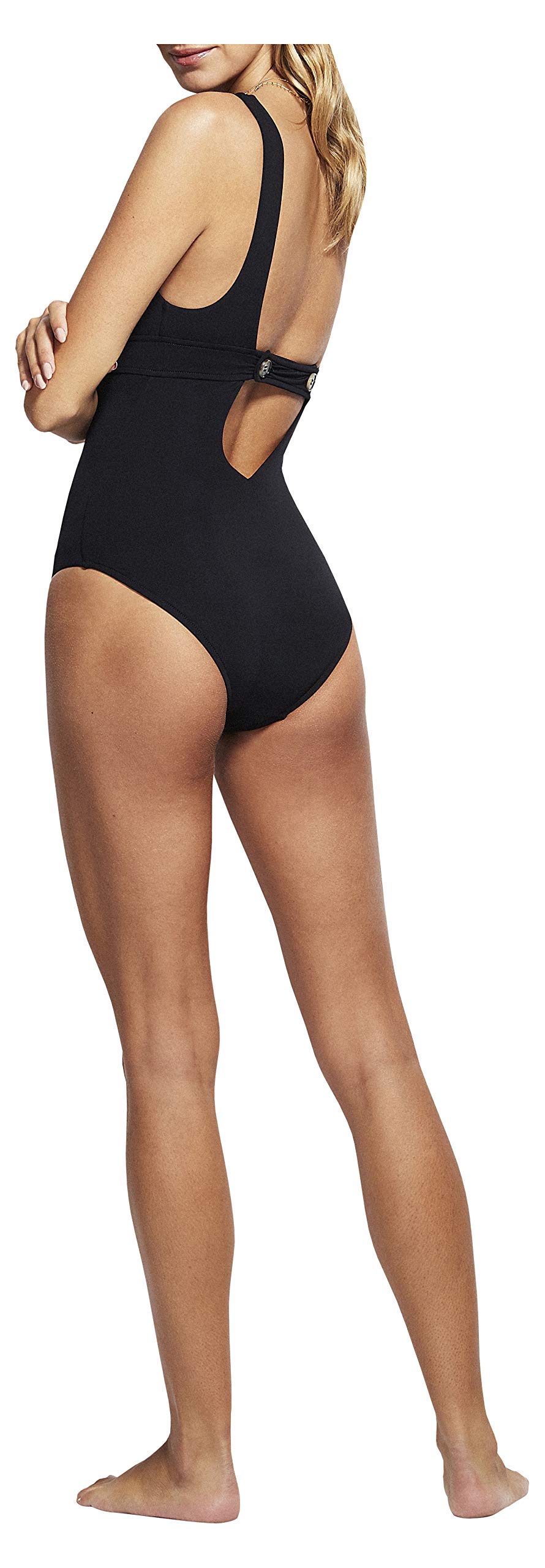 Seafolly Women's Triangle Over The Shoulder One Piece Swimsuit | High-Quality Swimwear for Beach, Pool & Vacation | Perfect for Summer, Swimming & Water Sports