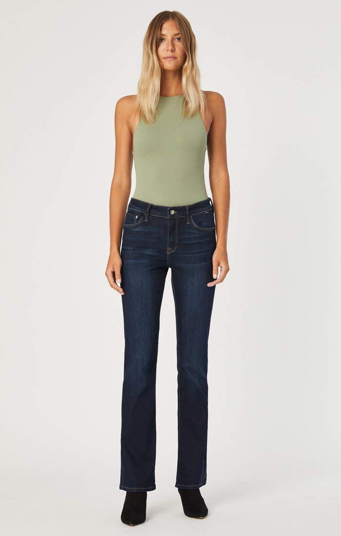 Mavi Women's Marcia High Rise Bootcut Jeans - Stretch Denim Pants for Casual Wear & Night Out | Comfortable Bootcut Jeans for Women, Perfect for Office, Dating & Everyday Fashion