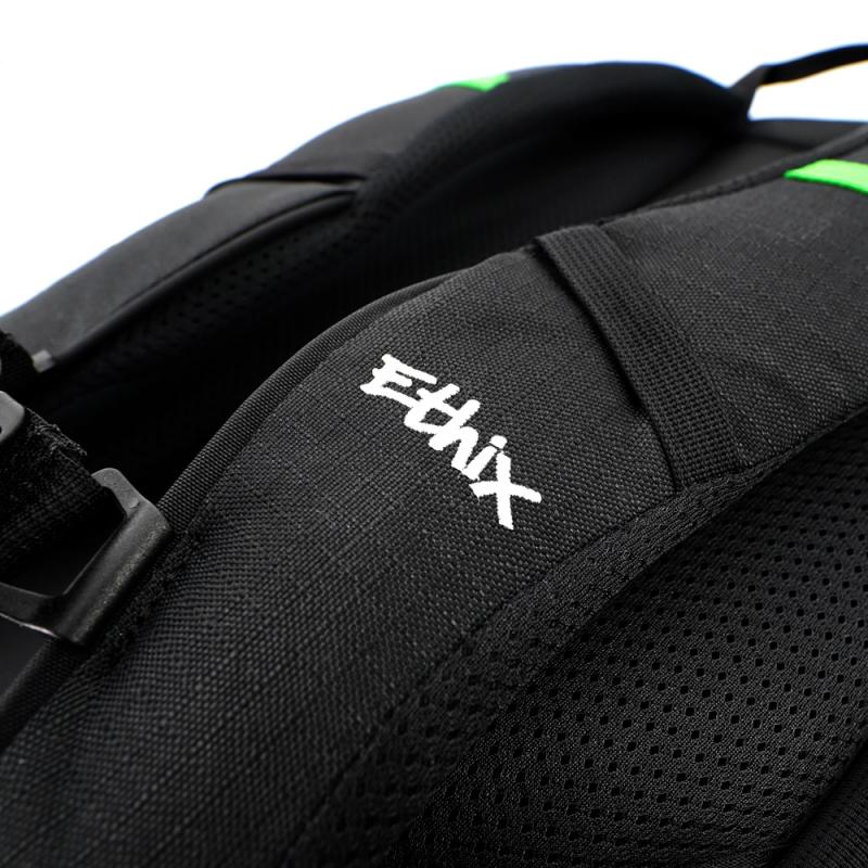 ETHiX Backpack for Travel & School - Durable Laptop Backpack with USB Charging Port, Water Resistant & Anti-Theft Design - Perfect for Commuters, Students & Digital Nomads