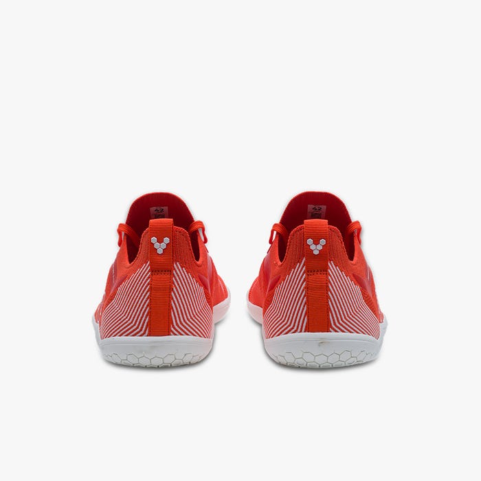 Vivobarefoot Men's Primus Lite Knit Barefoot Shoes - Flame Color | Lightweight & Flexible for Running, Gym & Outdoor Activities