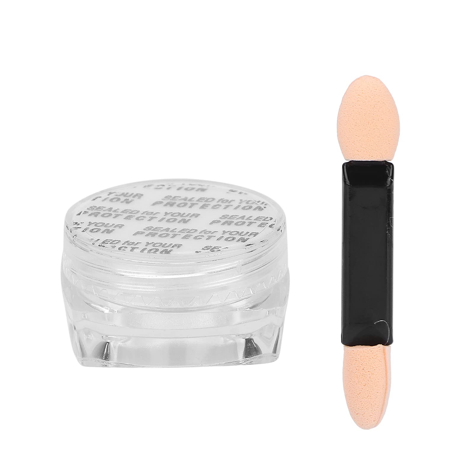 Chrome Nail Powder 2g - Mirror Effect Glitter Powder for Manicure & Nail Art DIY - Includes Eyeshadow Applicator Sticks - Perfect for Salon, Home Nail Design & Party Glam Looks