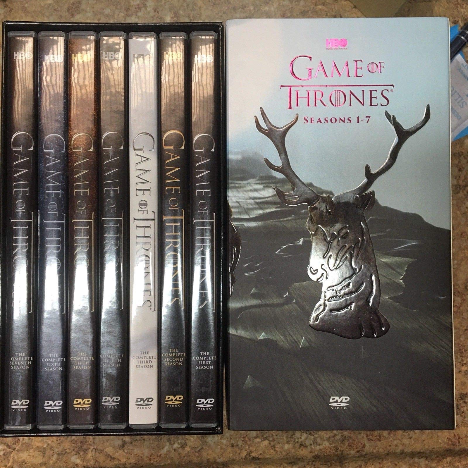Game of Thrones Complete Seasons 1-7 DVD Box Set - Epic Fantasy Series for Binge-Watching & Collectors