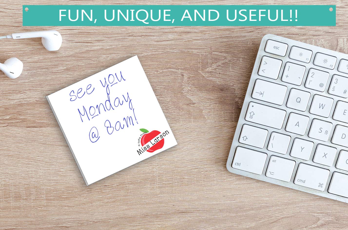 Custom Teacher Sticky Notes - 3